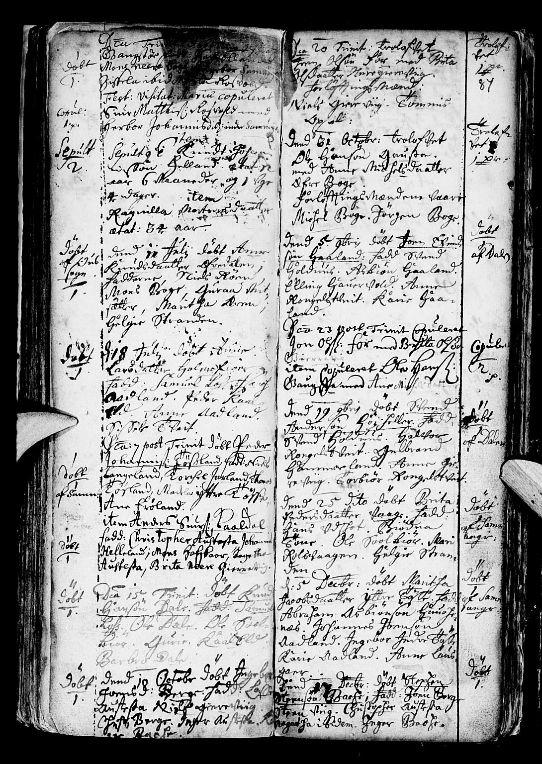 Os sokneprestembete, AV/SAB-A-99929: Parish register (official) no. A 6, 1669-1719, p. 85