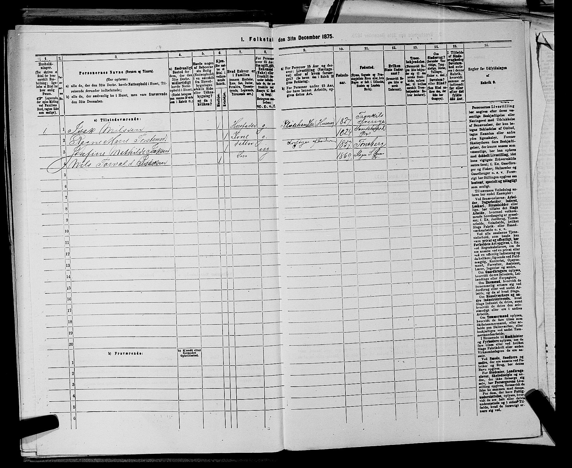 SAKO, 1875 census for 0721P Sem, 1875, p. 1733