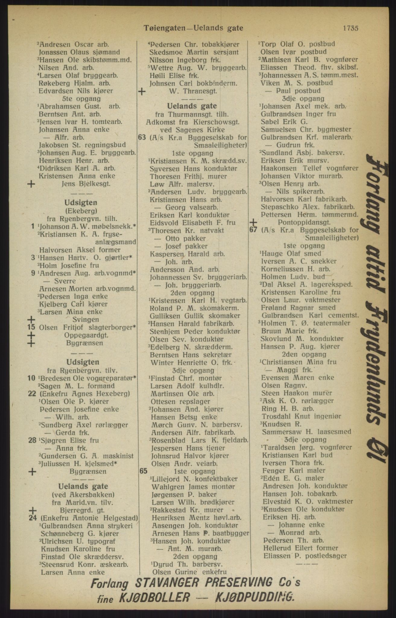 Kristiania/Oslo adressebok, PUBL/-, 1915, p. 1735
