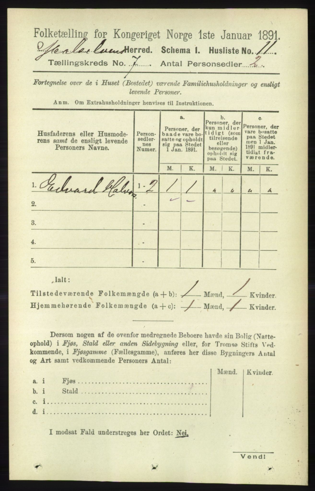 RA, 1891 census for 1924 Målselv, 1891, p. 2183