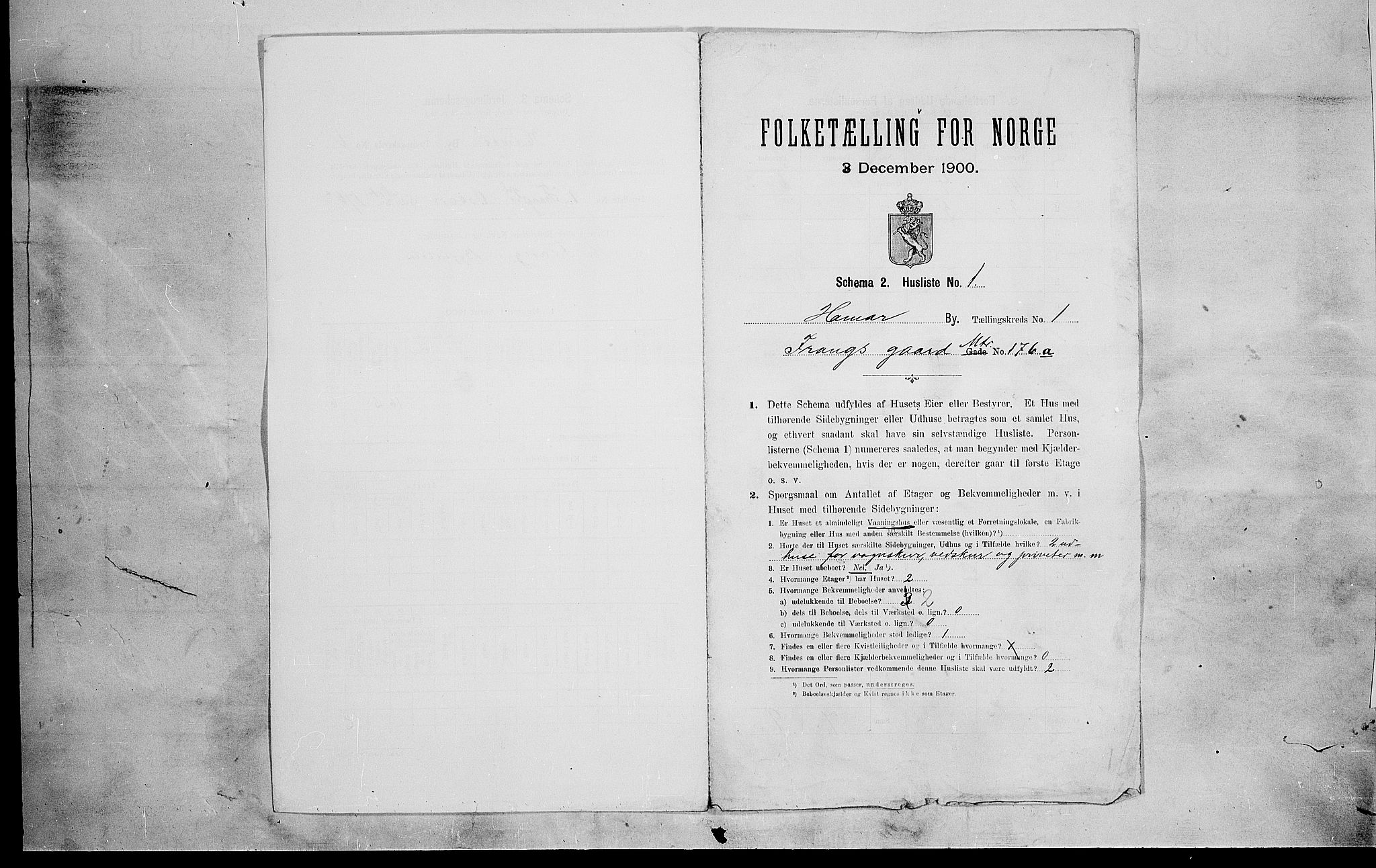 SAH, 1900 census for Hamar, 1900, p. 31