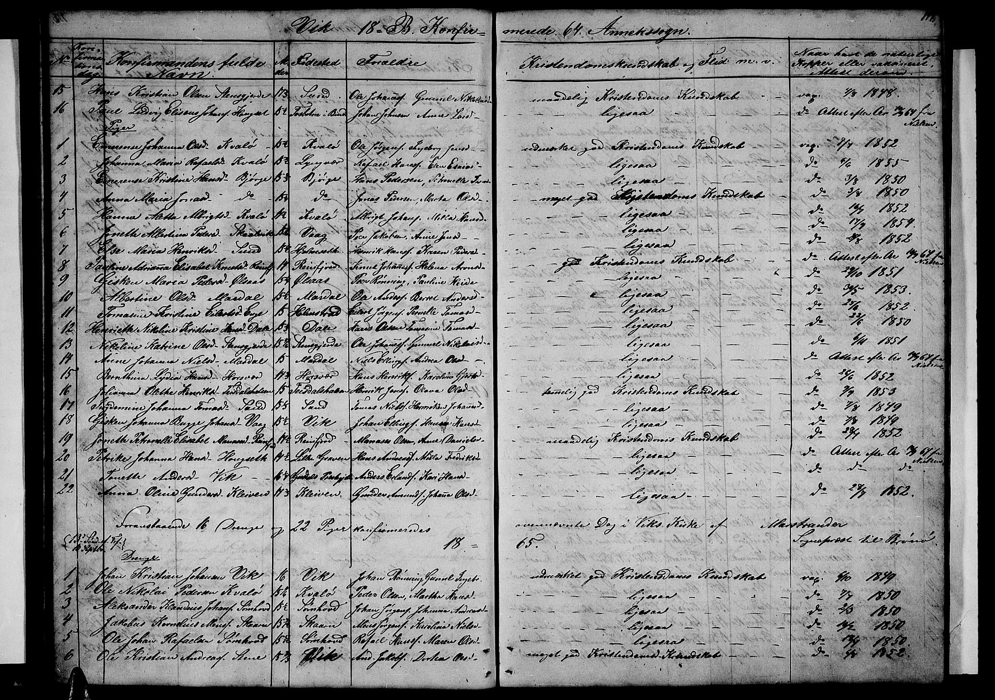 Ministerialprotokoller, klokkerbøker og fødselsregistre - Nordland, SAT/A-1459/812/L0187: Parish register (copy) no. 812C05, 1850-1883, p. 117