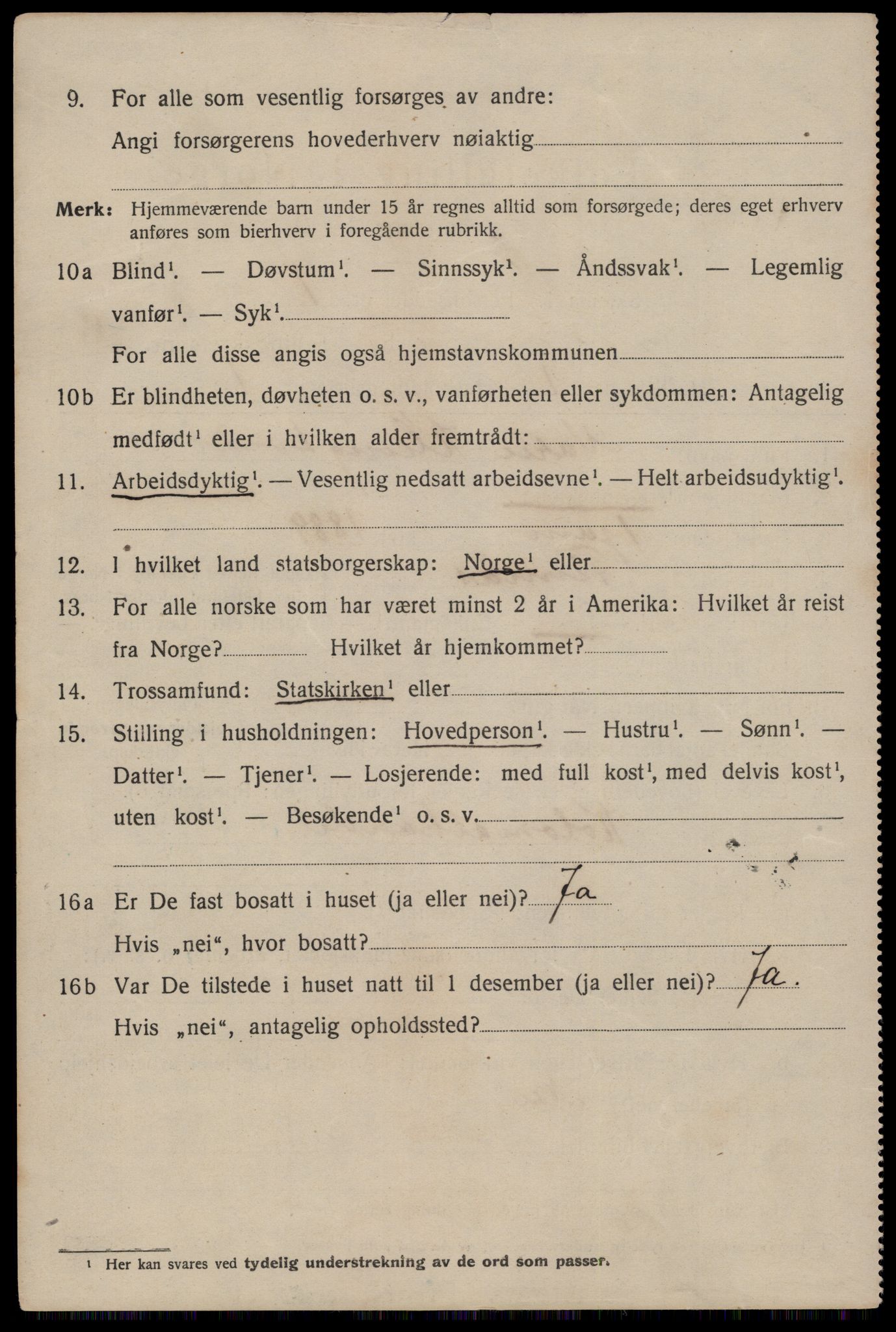 SAST, 1920 census for Haugesund, 1920, p. 21434