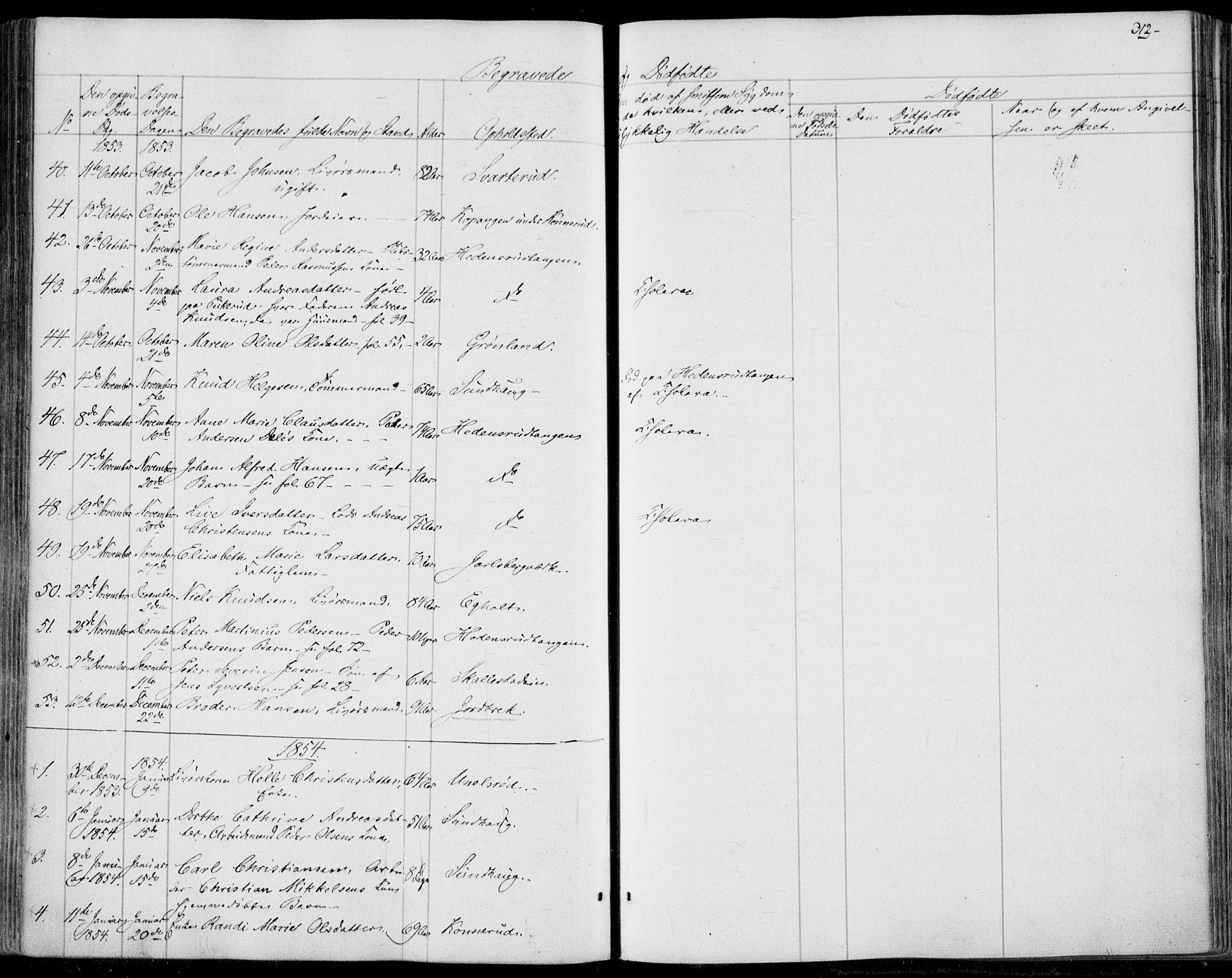 Skoger kirkebøker, SAKO/A-59/F/Fa/L0003: Parish register (official) no. I 3, 1842-1861, p. 312