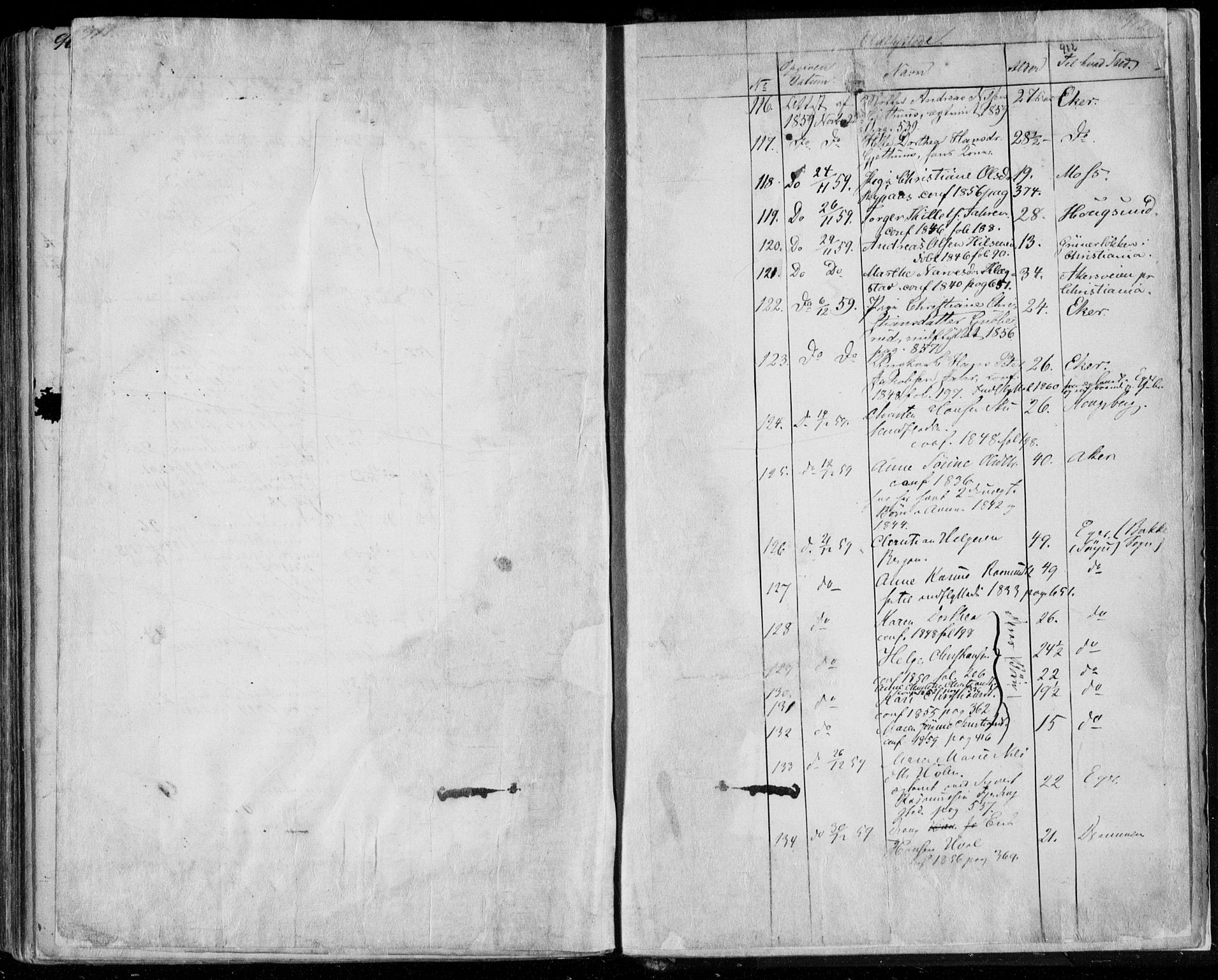 Modum kirkebøker, AV/SAKO-A-234/F/Fa/L0008: Parish register (official) no. 8, 1851-1859, p. 911-912