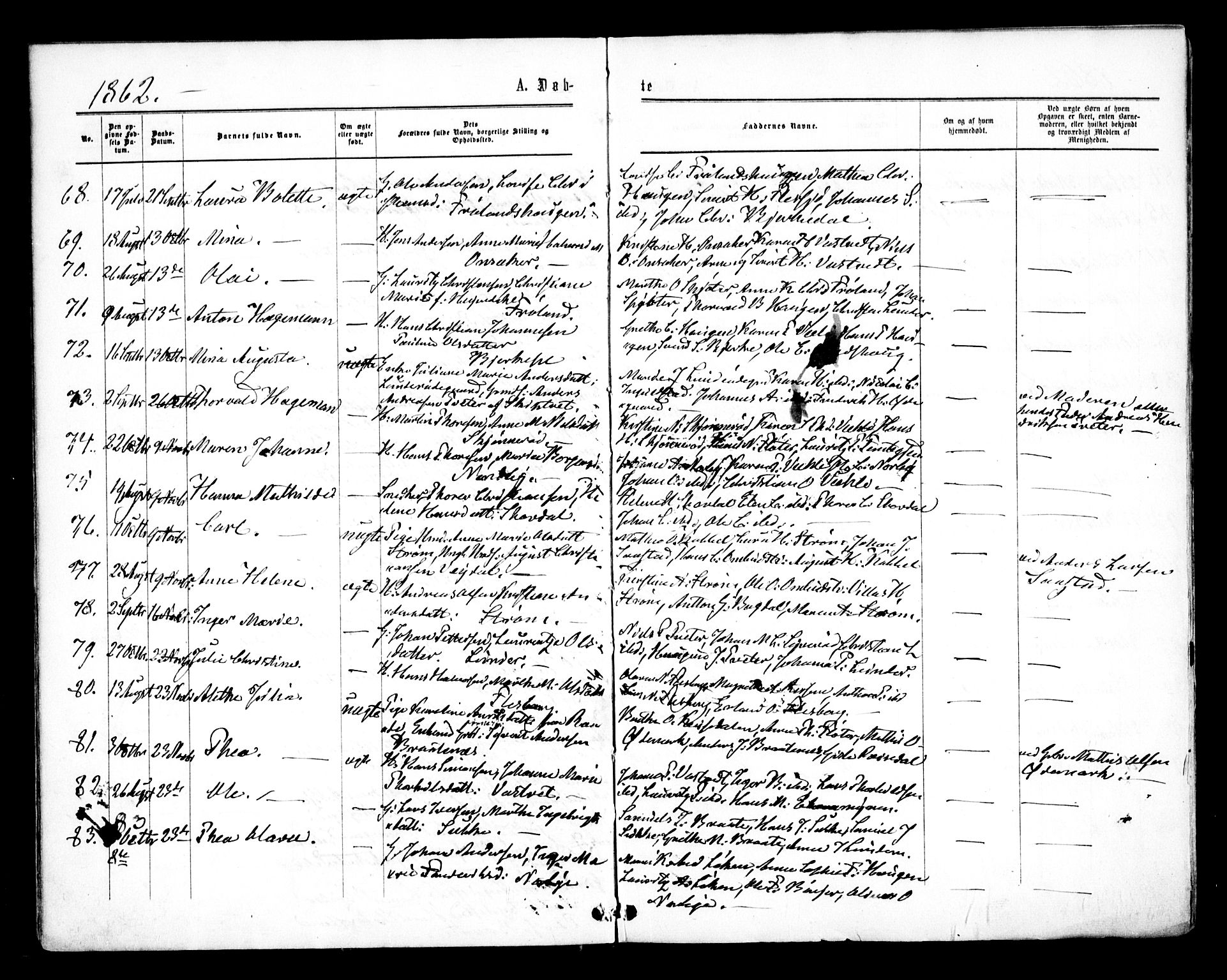 Våler prestekontor Kirkebøker, SAO/A-11083/F/Fa/L0008: Parish register (official) no. I 8, 1862-1876