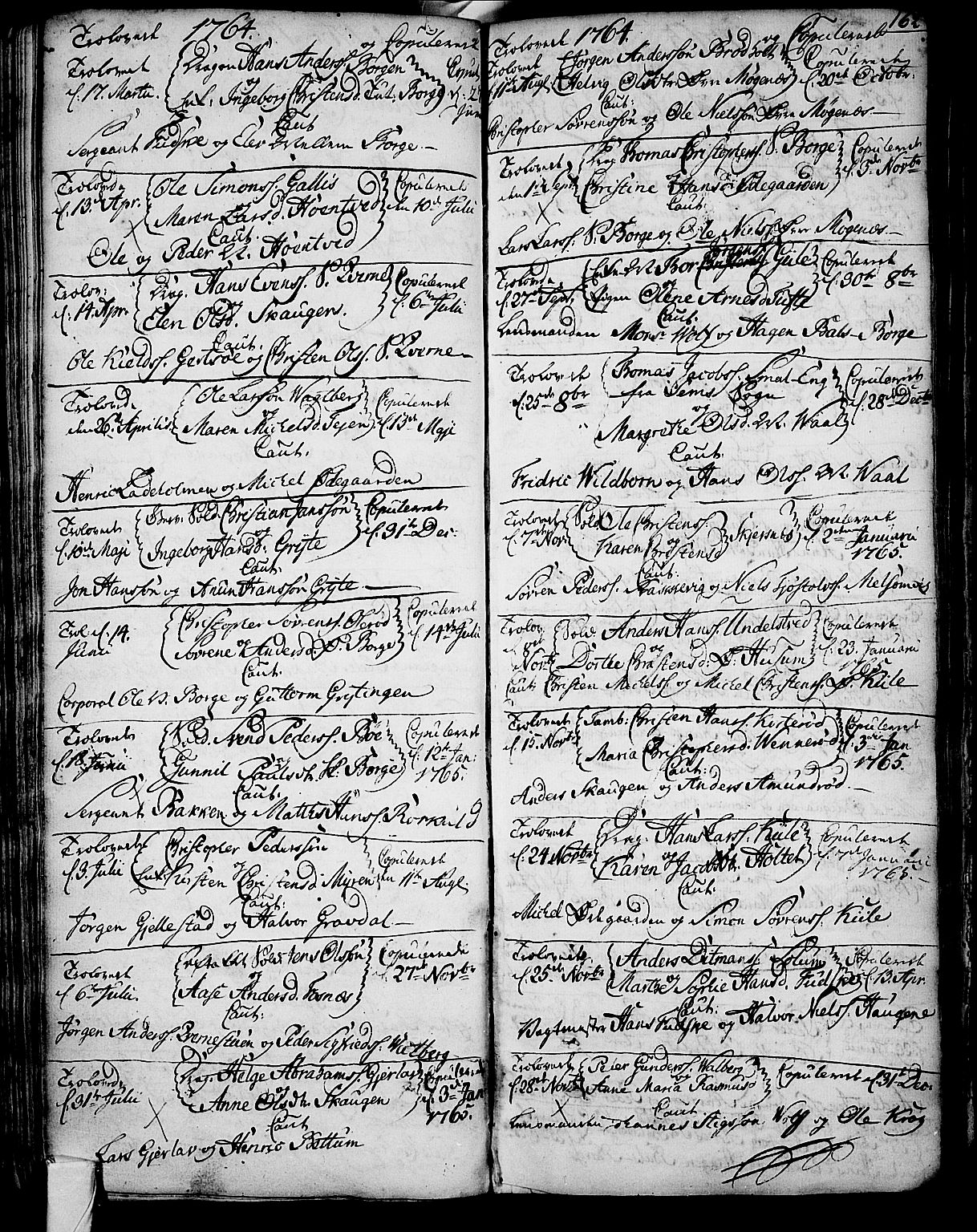 Stokke kirkebøker, SAKO/A-320/F/Fa/L0002: Parish register (official) no. I 2, 1732-1770, p. 162