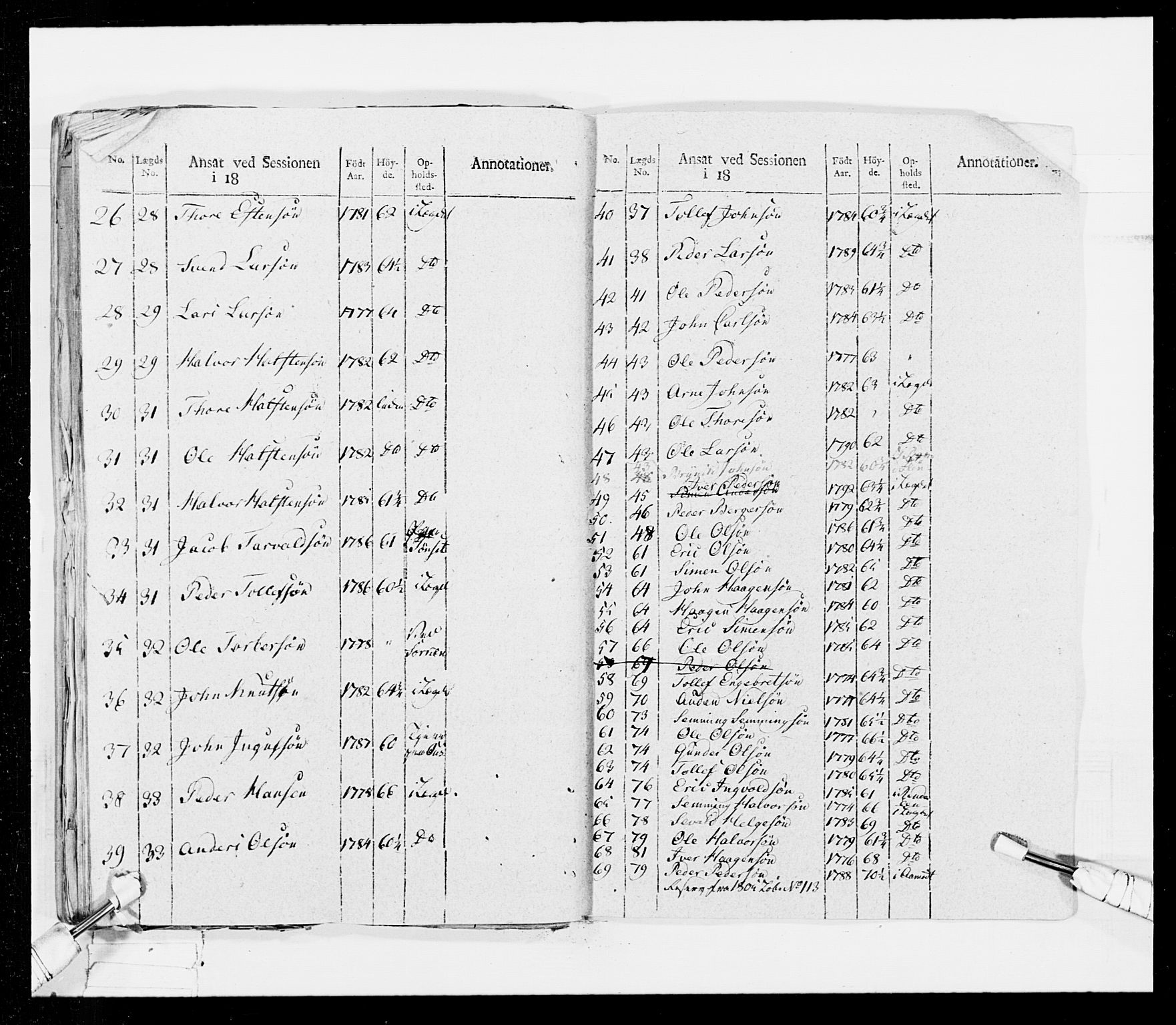 Generalitets- og kommissariatskollegiet, Det kongelige norske kommissariatskollegium, AV/RA-EA-5420/E/Eh/L0026: Skiløperkompaniene, 1805-1810, p. 466