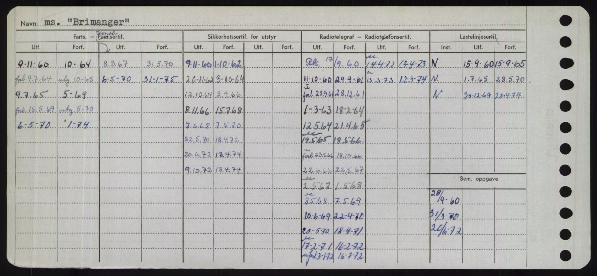 Sjøfartsdirektoratet med forløpere, Skipsmålingen, AV/RA-S-1627/H/Hd/L0005: Fartøy, Br-Byg, p. 264