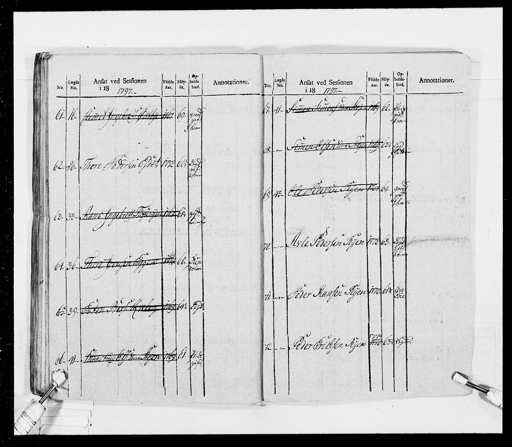 Generalitets- og kommissariatskollegiet, Det kongelige norske kommissariatskollegium, AV/RA-EA-5420/E/Eh/L0026: Skiløperkompaniene, 1805-1810, p. 66