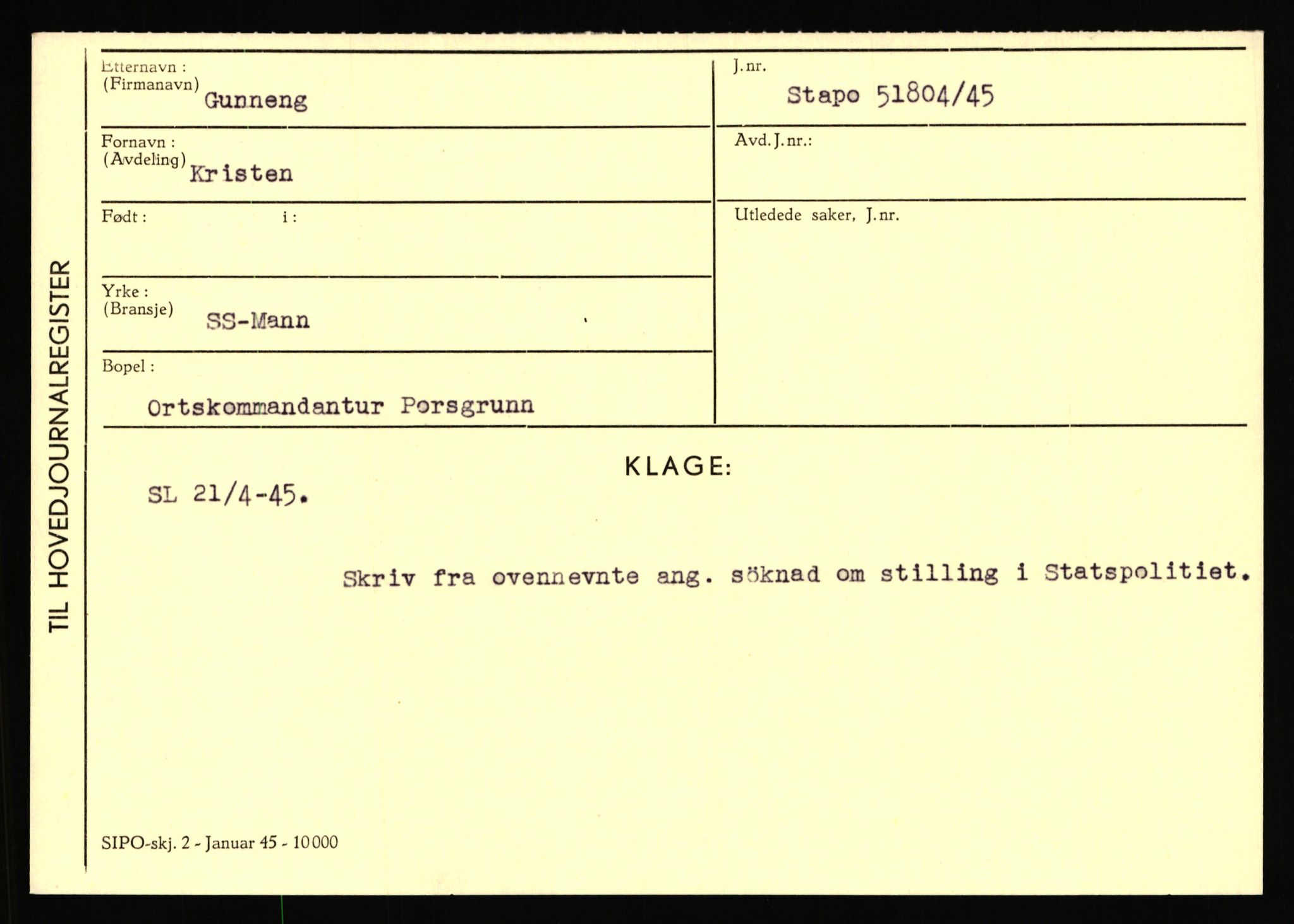 Statspolitiet - Hovedkontoret / Osloavdelingen, AV/RA-S-1329/C/Ca/L0005: Furali - Hamula, 1943-1945, p. 2859