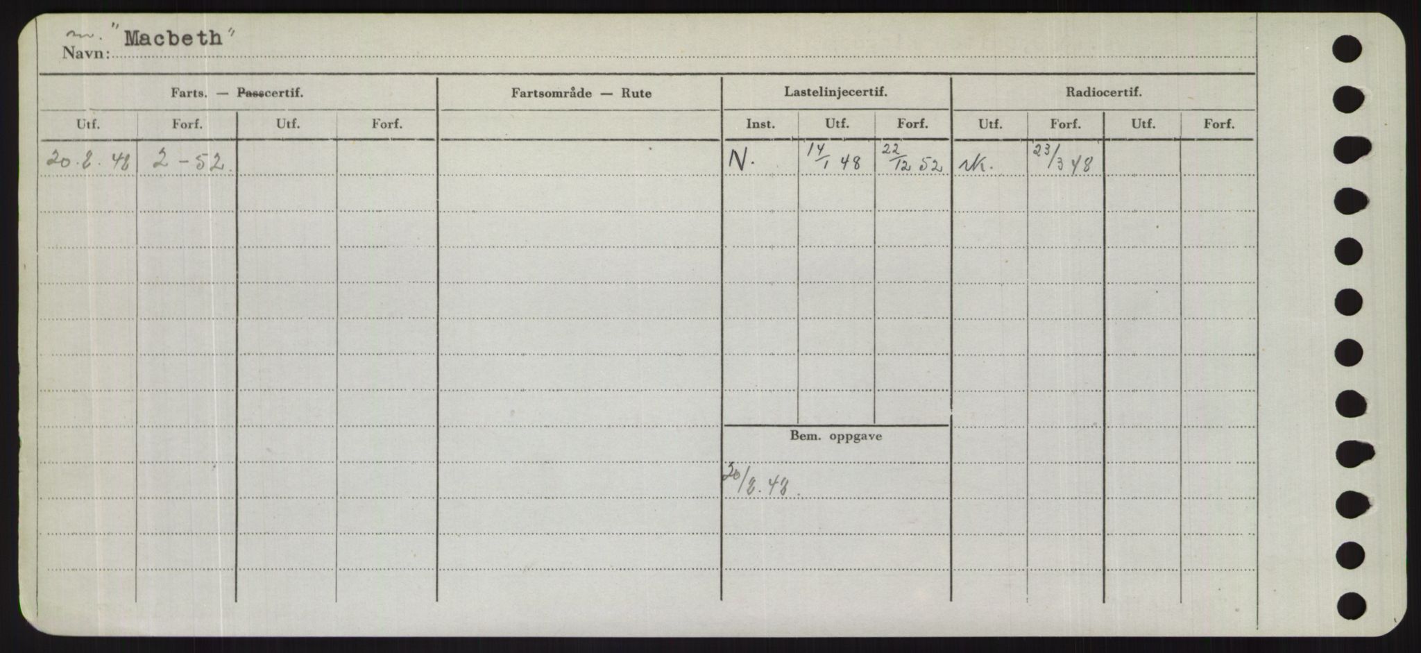 Sjøfartsdirektoratet med forløpere, Skipsmålingen, RA/S-1627/H/Hd/L0024: Fartøy, M-Mim, p. 52