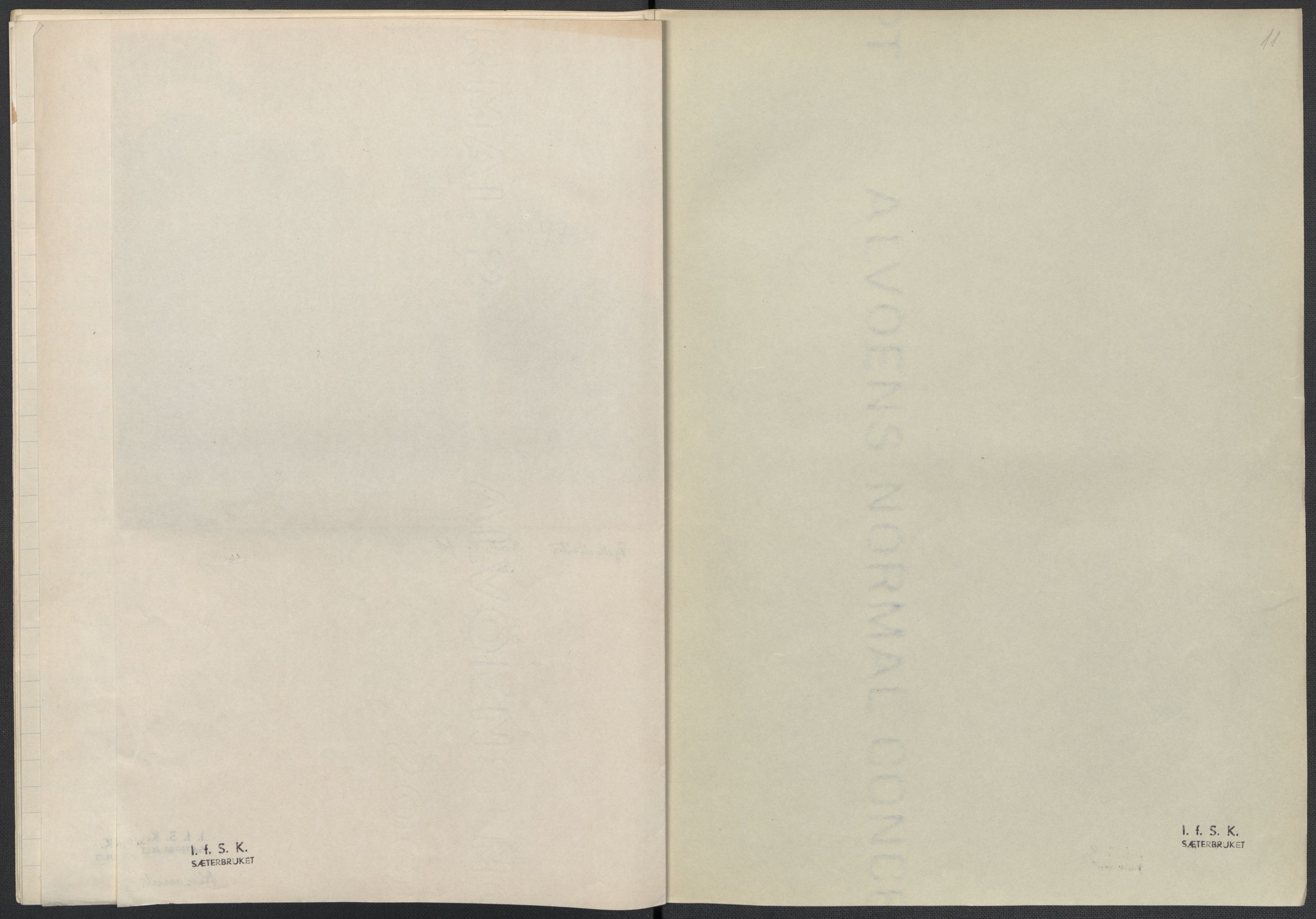 Instituttet for sammenlignende kulturforskning, AV/RA-PA-0424/F/Fc/L0010/0003: Eske B10: / Hordaland (perm XXVII), 1933-1936, p. 11