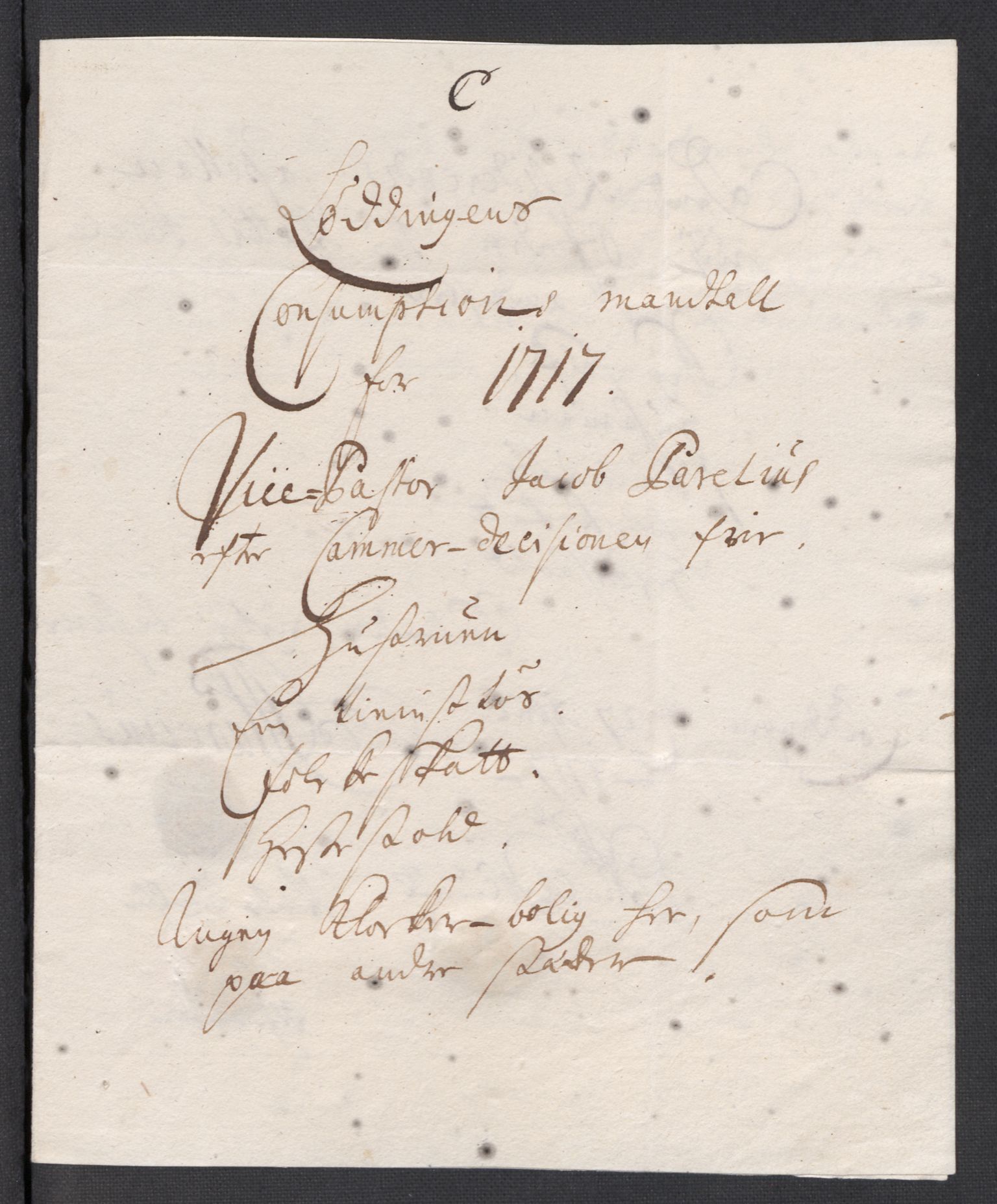 Rentekammeret inntil 1814, Reviderte regnskaper, Fogderegnskap, AV/RA-EA-4092/R66/L4587: Fogderegnskap Salten, 1717, p. 115