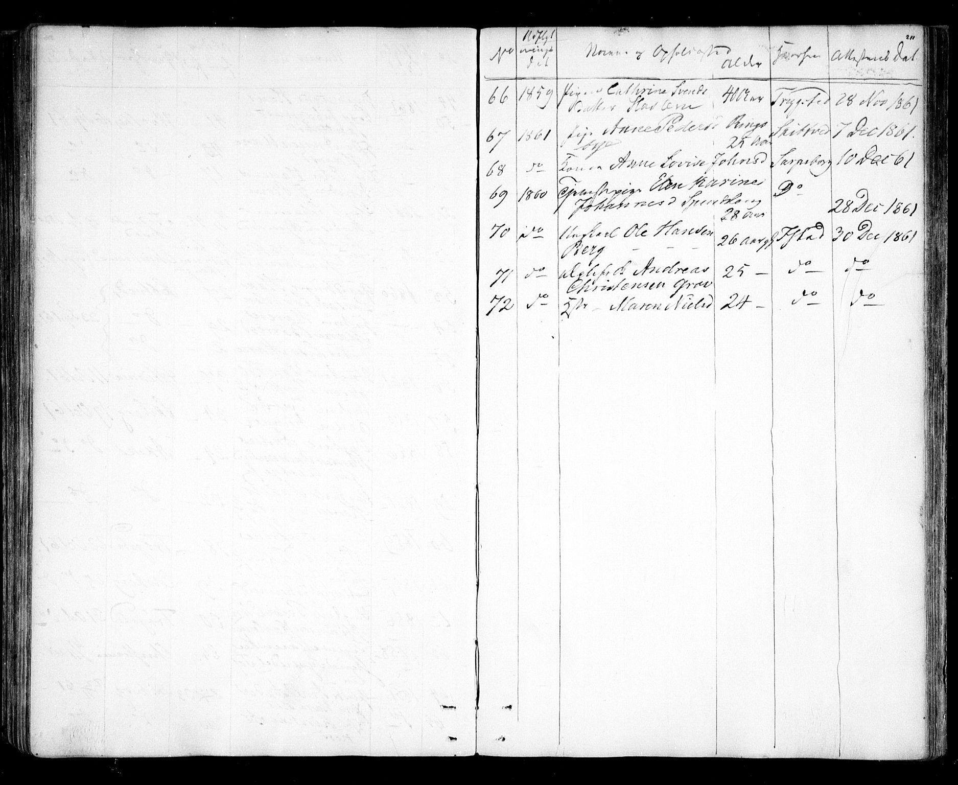 Rakkestad prestekontor Kirkebøker, AV/SAO-A-2008/F/Fa/L0010: Parish register (official) no. I 10, 1857-1861, p. 211