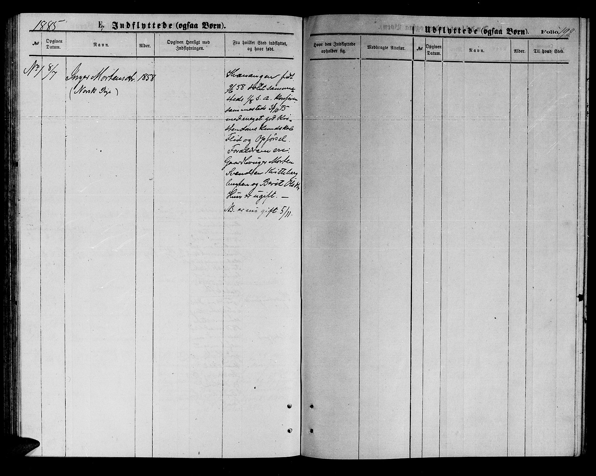 Kistrand/Porsanger sokneprestembete, SATØ/S-1351/H/Hb/L0003.klokk: Parish register (copy) no. 3, 1874-1885, p. 198