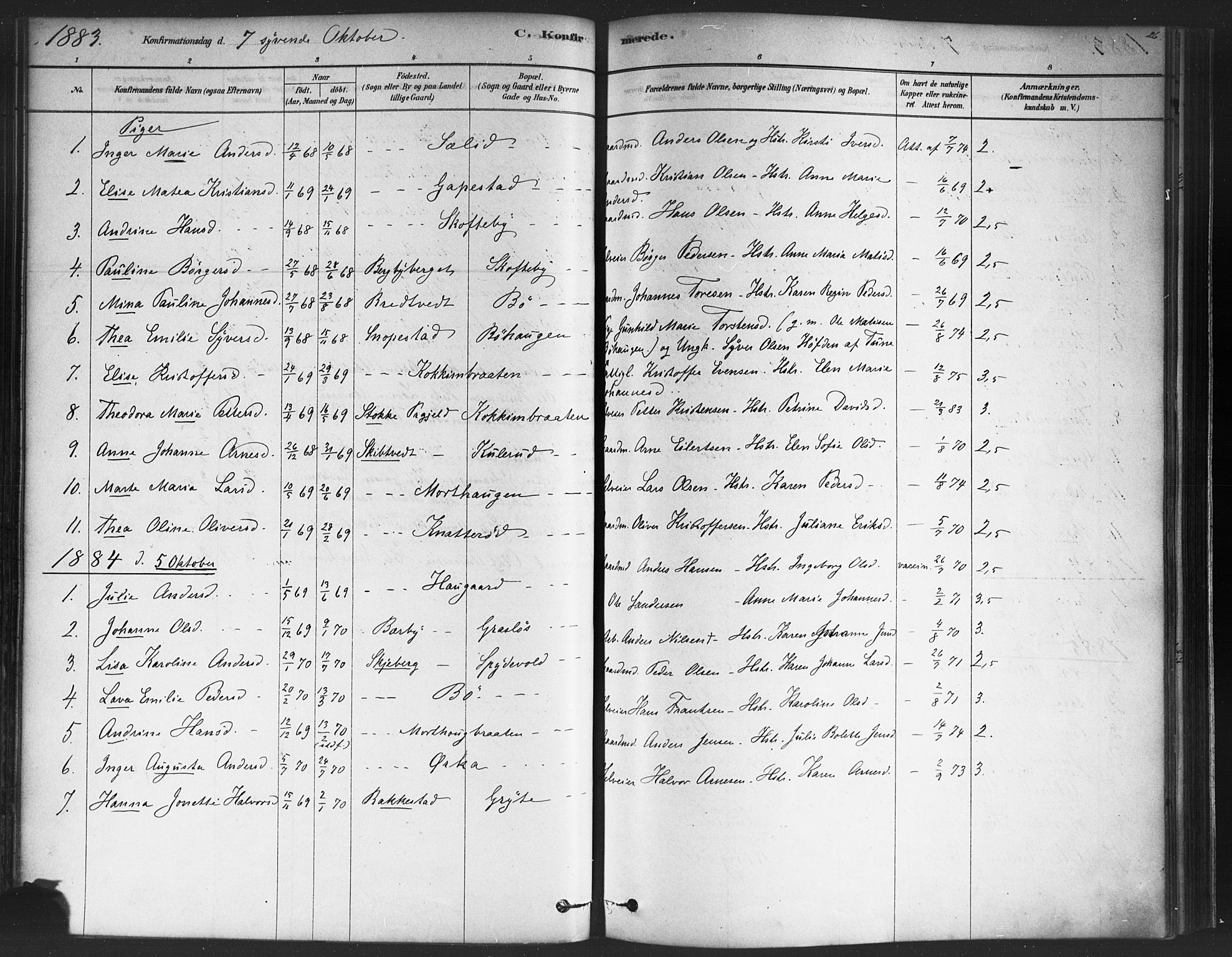 Varteig prestekontor Kirkebøker, SAO/A-10447a/F/Fa/L0002: Parish register (official) no. 2, 1878-1899, p. 126