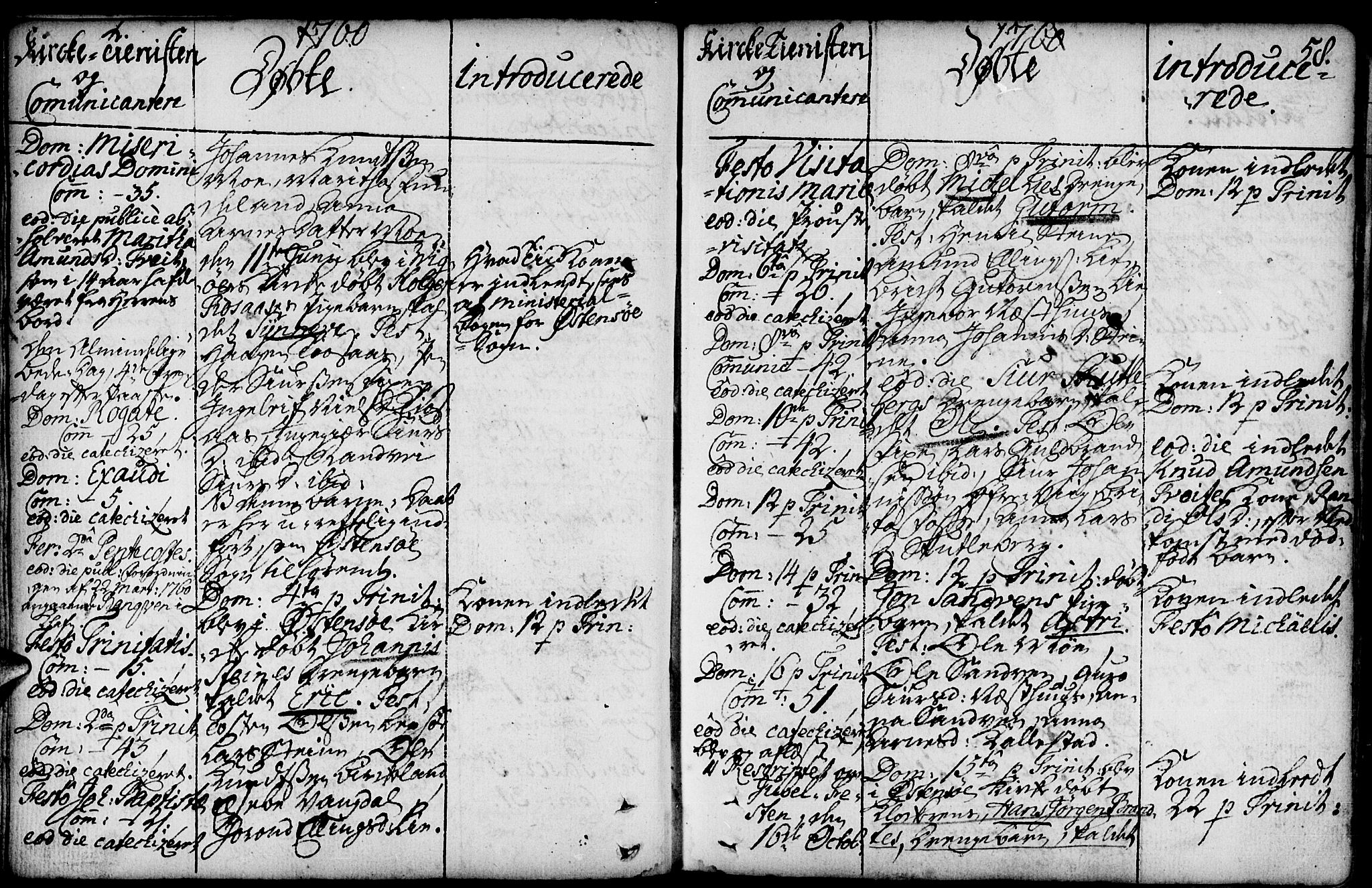 Kvam sokneprestembete, AV/SAB-A-76201/H/Haa: Parish register (official) no. A 3, 1743-1795, p. 58