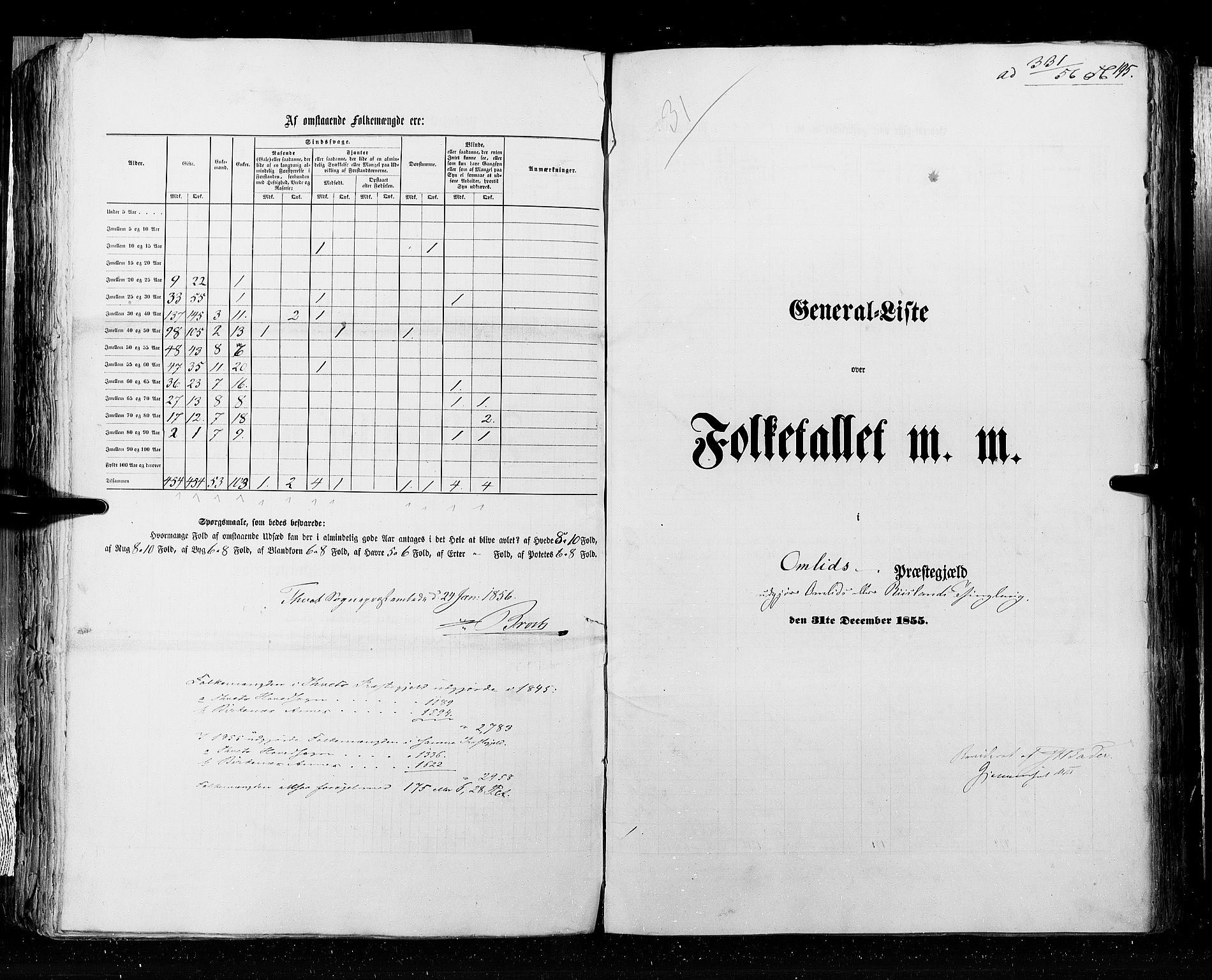 RA, Census 1855, vol. 3: Bratsberg amt, Nedenes amt og Lister og Mandal amt, 1855, p. 195
