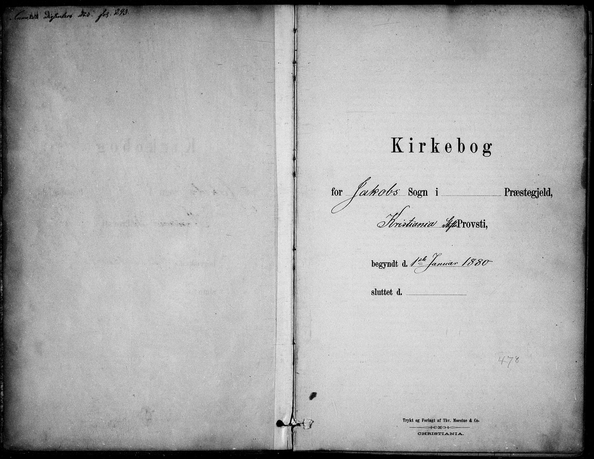 Jakob prestekontor Kirkebøker, AV/SAO-A-10850/F/Fa/L0007: Parish register (official) no. 7, 1880-1905