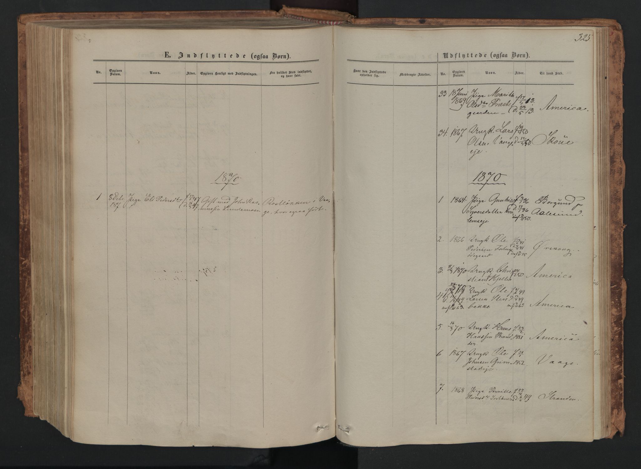 Skjåk prestekontor, SAH/PREST-072/H/Ha/Haa/L0001: Parish register (official) no. 1, 1863-1879, p. 325