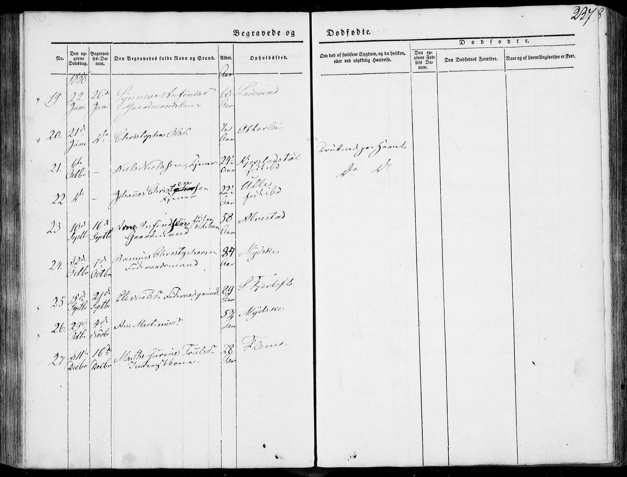 Ministerialprotokoller, klokkerbøker og fødselsregistre - Møre og Romsdal, AV/SAT-A-1454/536/L0497: Parish register (official) no. 536A06, 1845-1865, p. 237