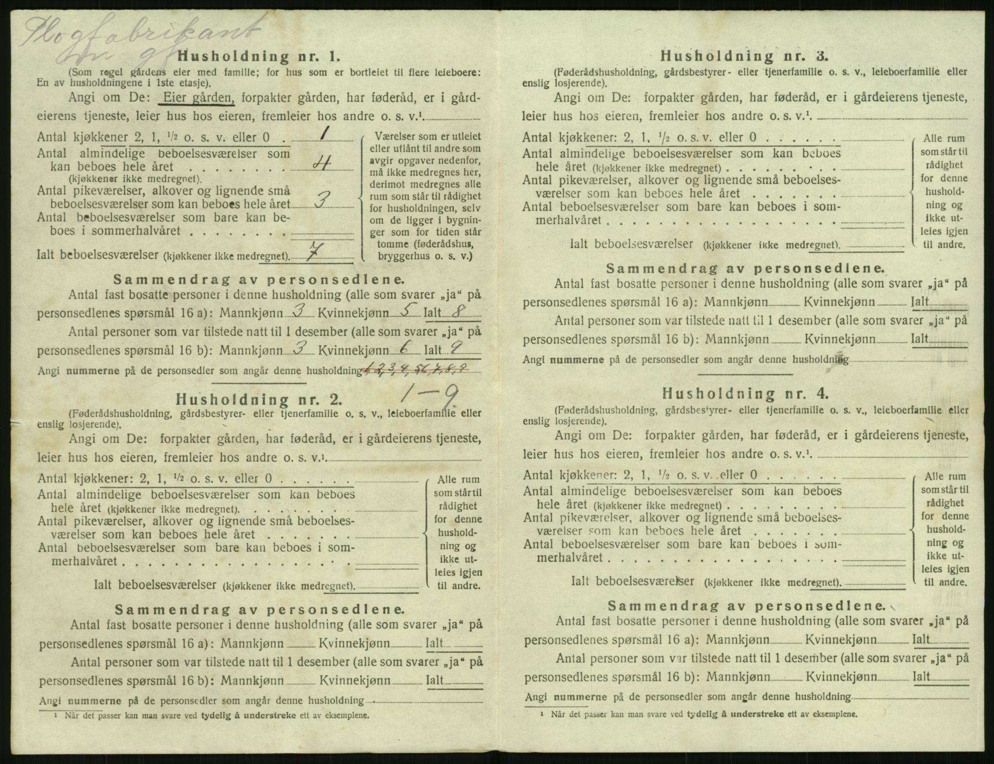 SAK, 1920 census for Tromøy, 1920, p. 798
