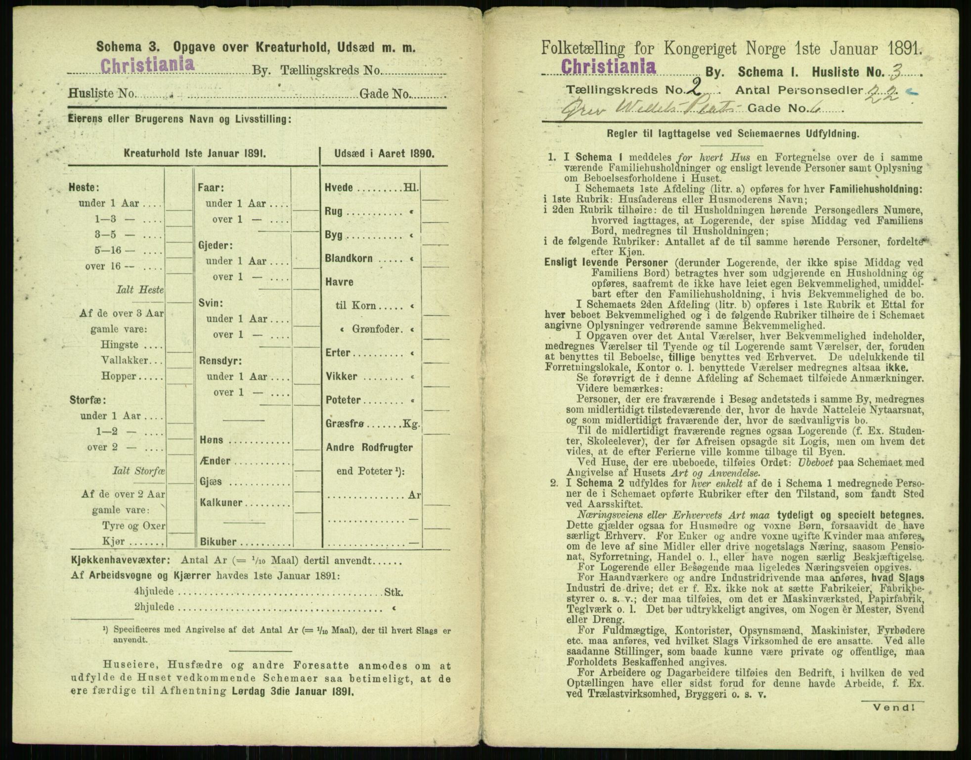 RA, 1891 census for 0301 Kristiania, 1891, p. 528