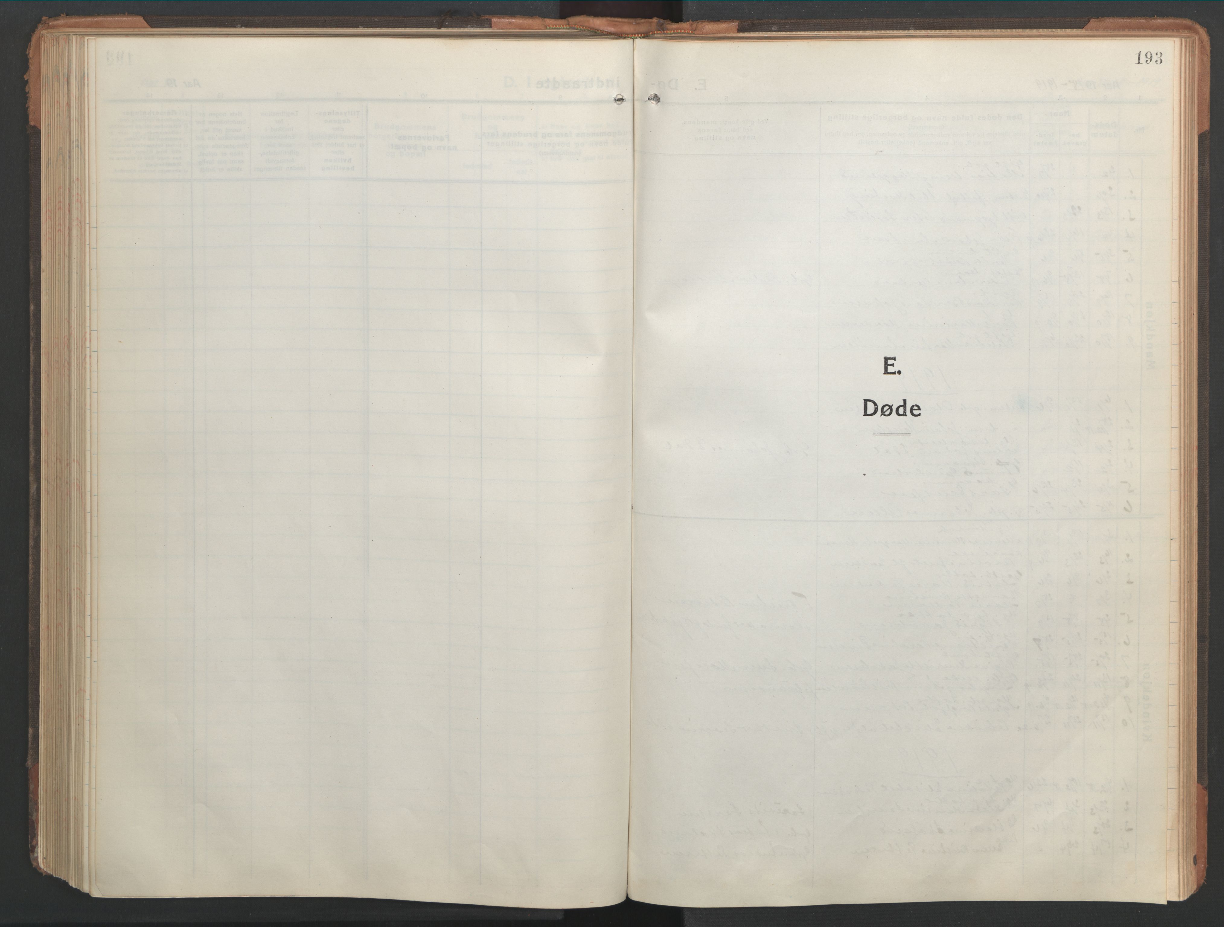 Ministerialprotokoller, klokkerbøker og fødselsregistre - Nordland, SAT/A-1459/865/L0933: Parish register (copy) no. 865C05, 1917-1947, p. 193