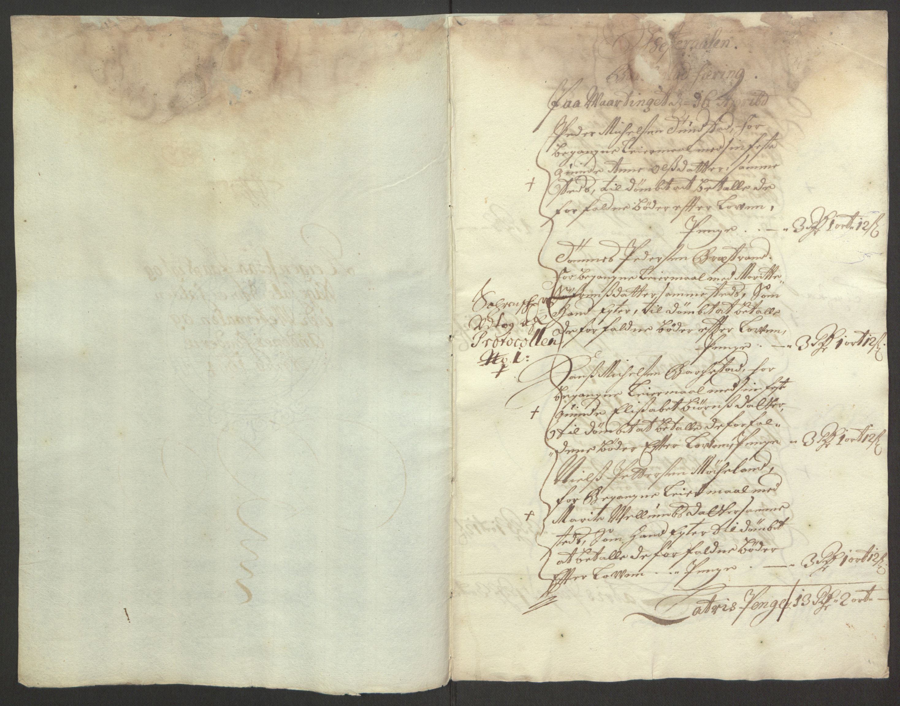 Rentekammeret inntil 1814, Reviderte regnskaper, Fogderegnskap, RA/EA-4092/R67/L4677: Fogderegnskap Vesterålen, Andenes og Lofoten, 1694-1695, p. 146