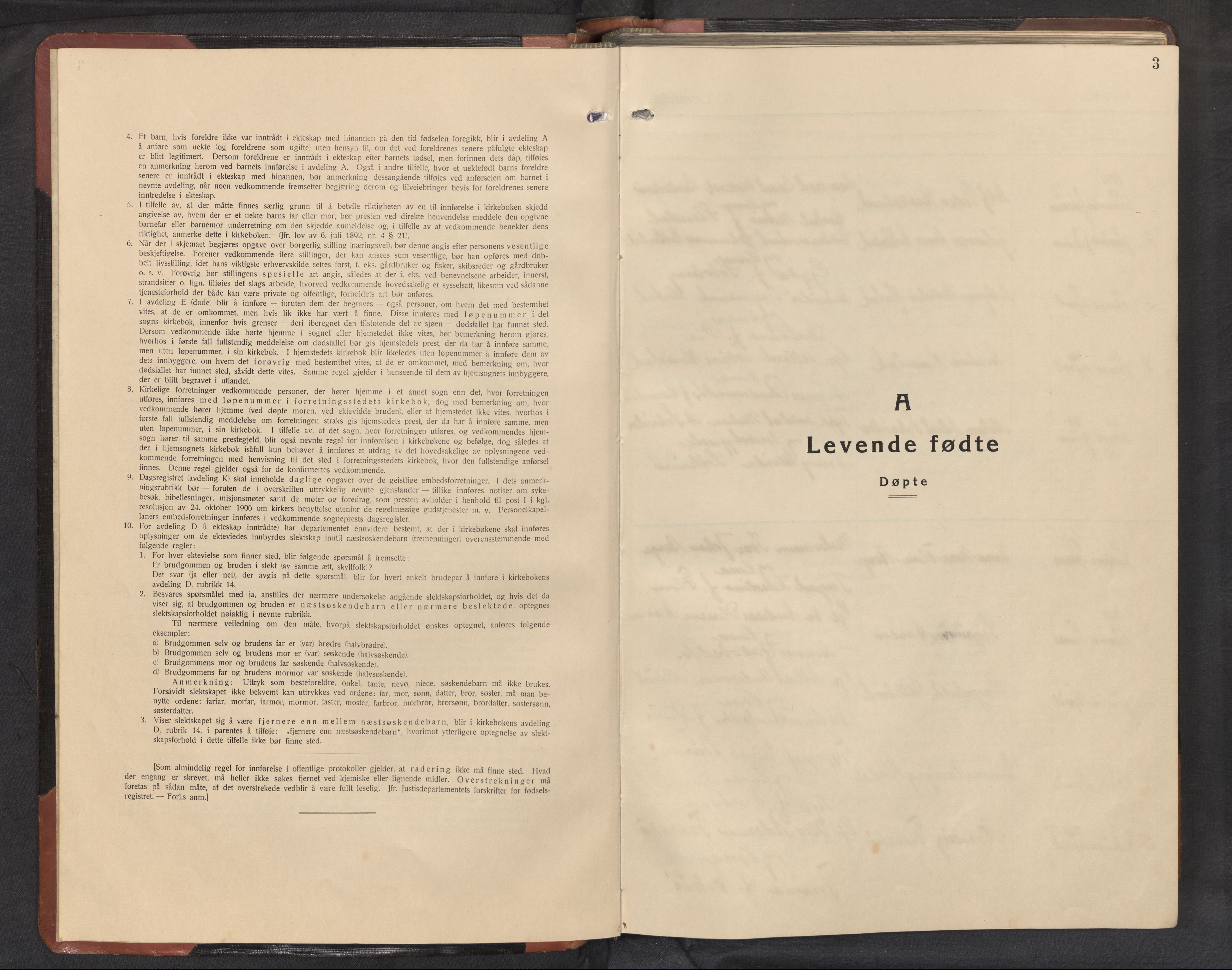 Førde sokneprestembete, AV/SAB-A-79901/H/Hab/Haba/L0005: Parish register (copy) no. A 5, 1941-1960, p. 3