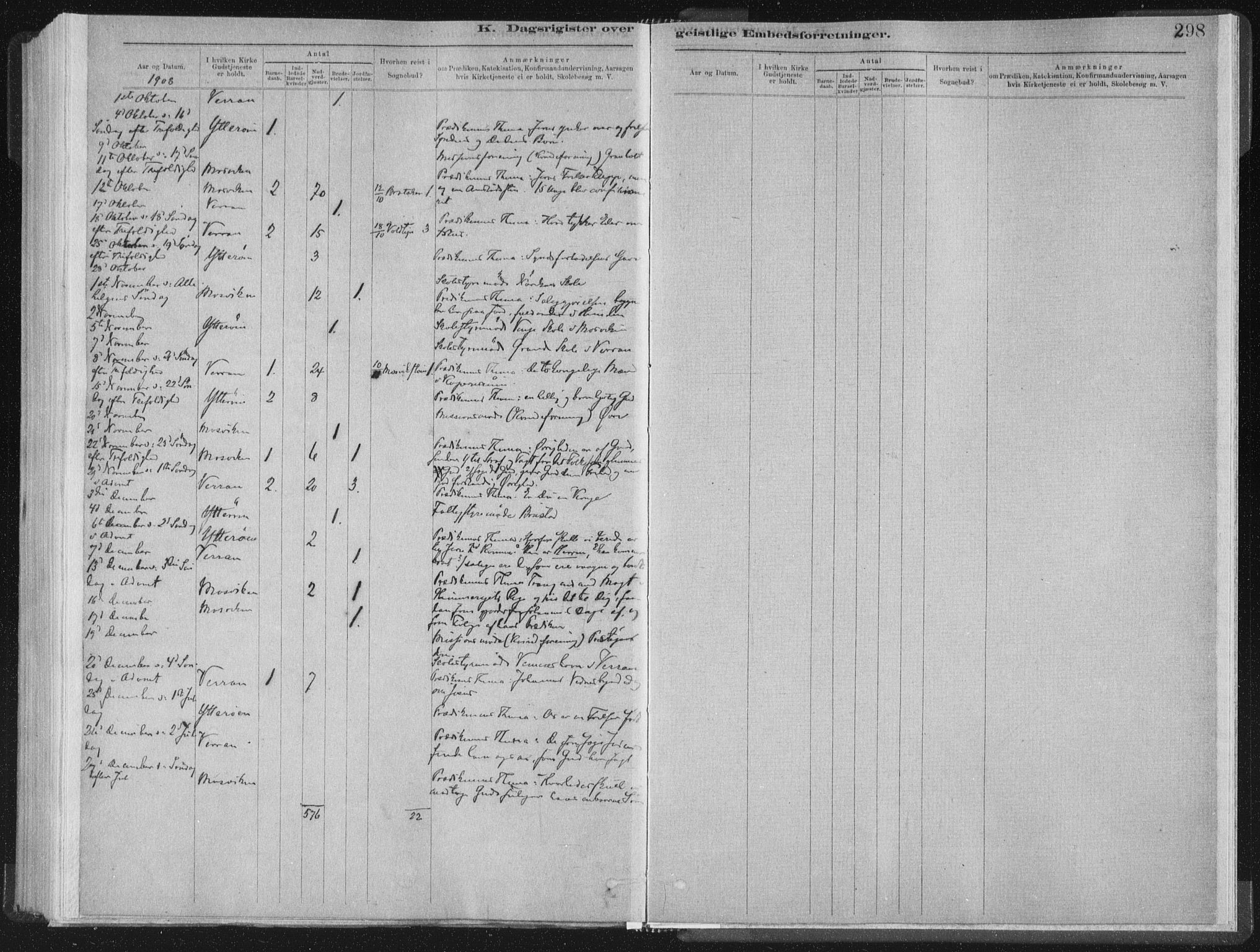 Ministerialprotokoller, klokkerbøker og fødselsregistre - Nord-Trøndelag, AV/SAT-A-1458/722/L0220: Parish register (official) no. 722A07, 1881-1908, p. 298