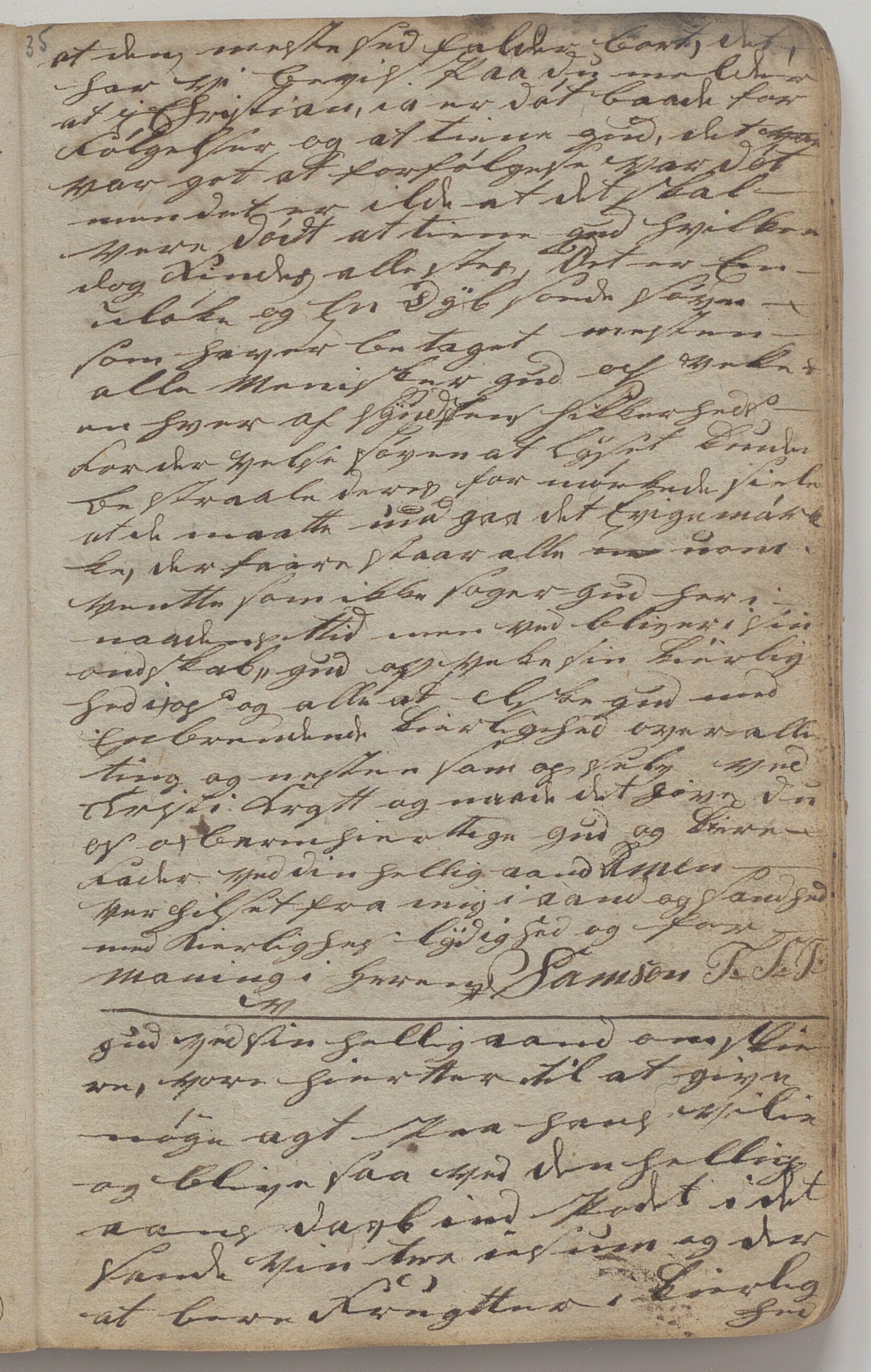 Heggtveitsamlingen, TMF/A-1007/H/L0045/0005: Brev, kopibøker, biografiske opptegnelser etc. / "Bøasæter", 1800-1820, p. 35