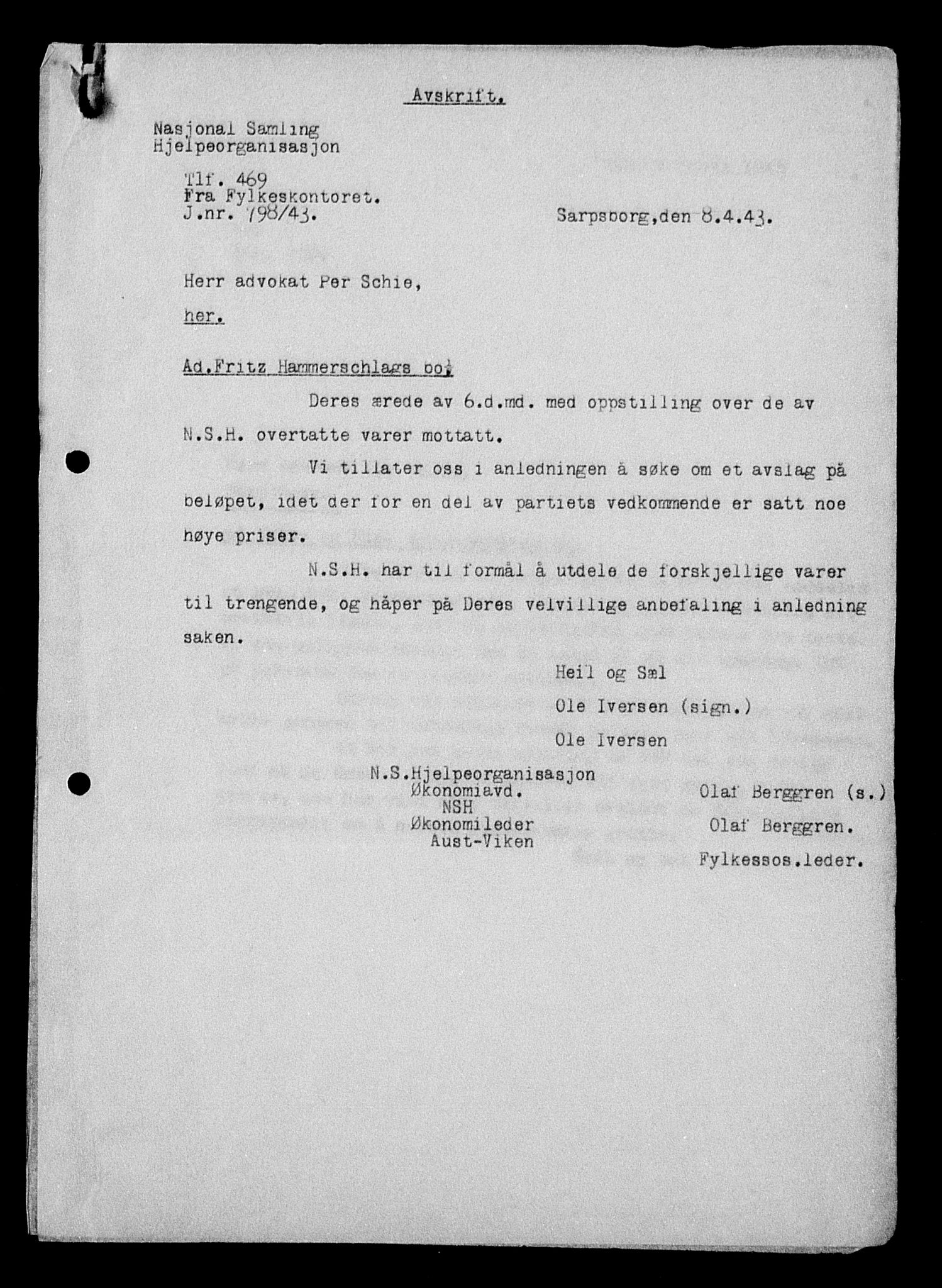 Justisdepartementet, Tilbakeføringskontoret for inndratte formuer, AV/RA-S-1564/H/Hc/Hcd/L0998: --, 1945-1947, p. 98