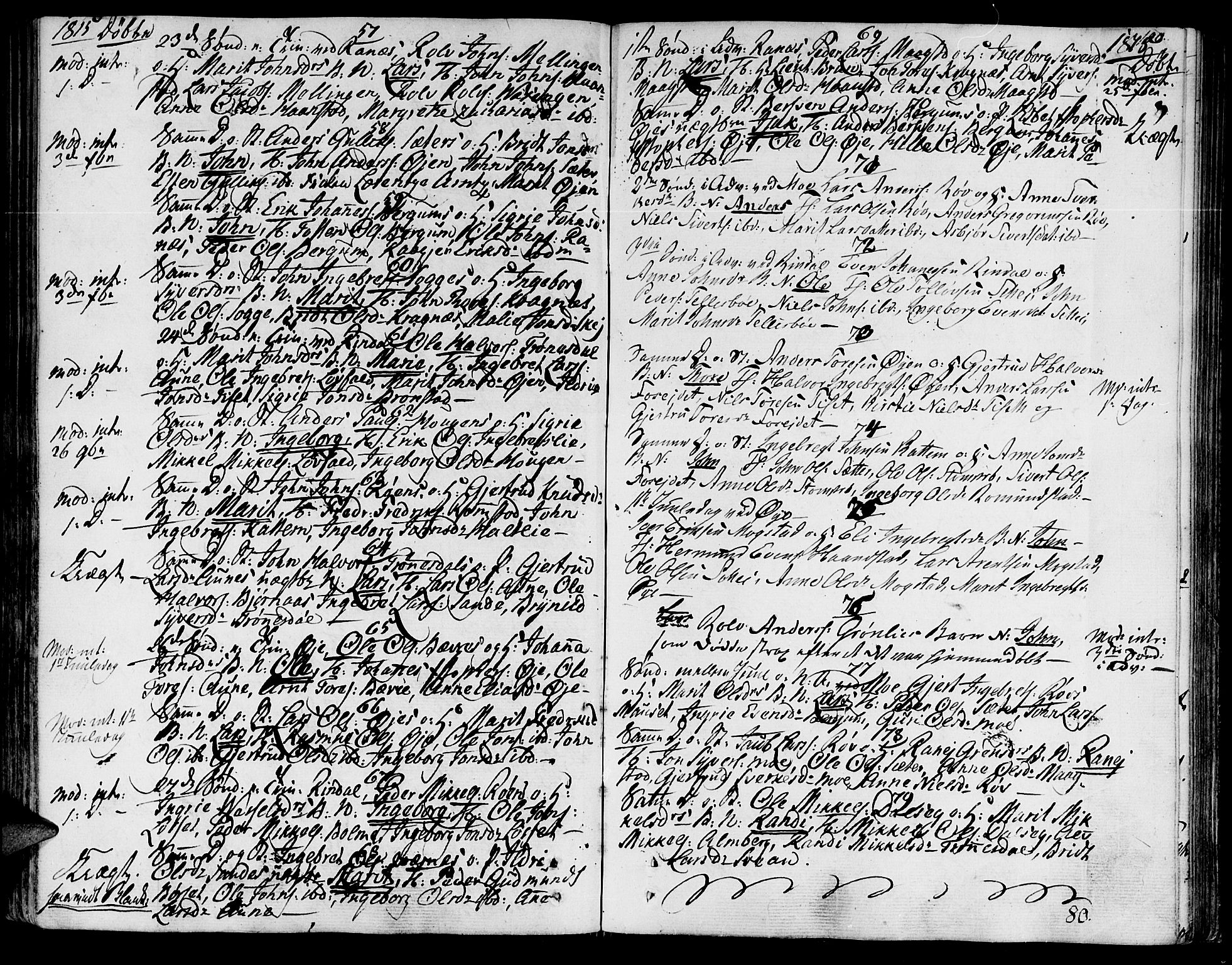 Ministerialprotokoller, klokkerbøker og fødselsregistre - Møre og Romsdal, SAT/A-1454/595/L1040: Parish register (official) no. 595A02, 1797-1819, p. 100