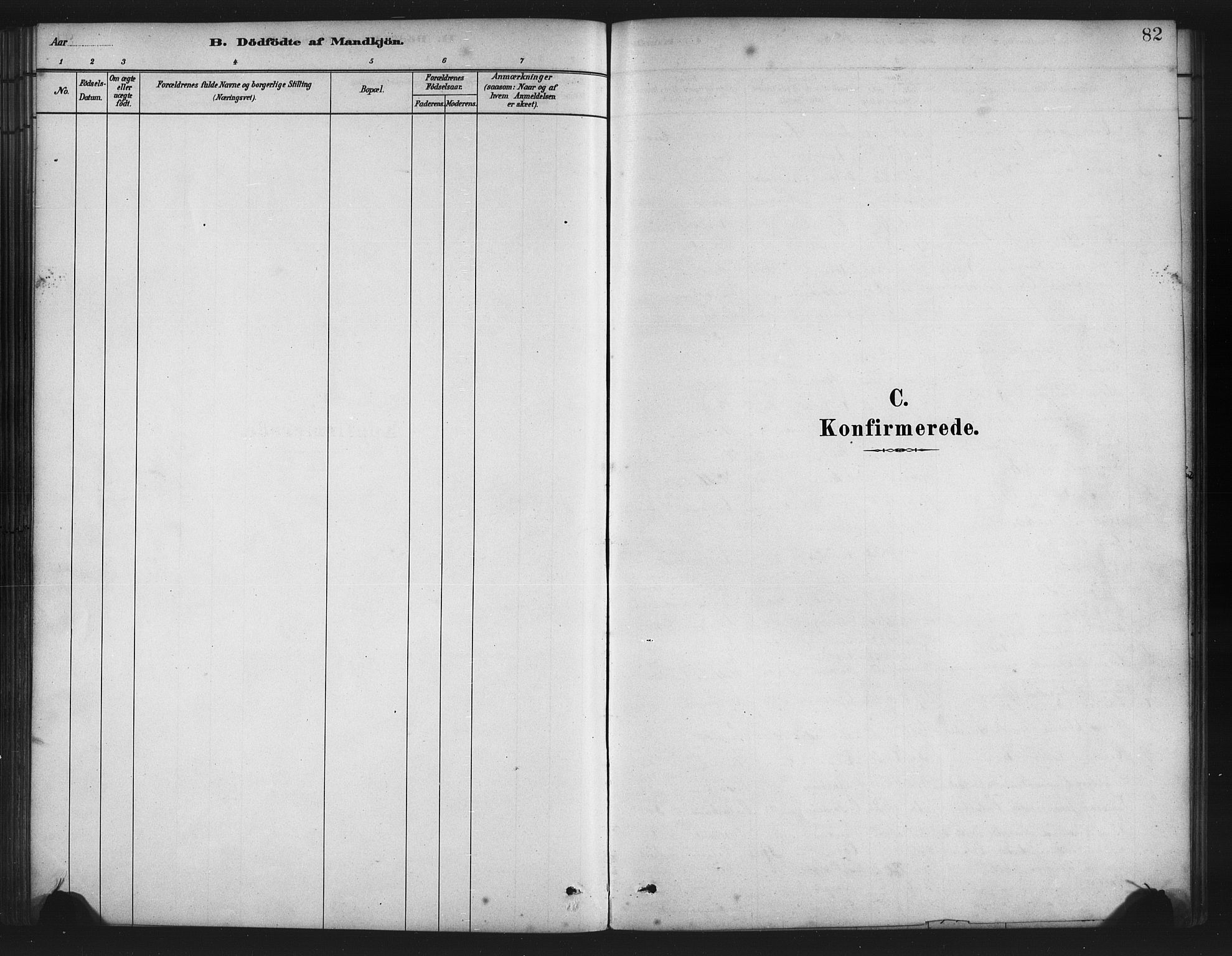 Husnes Sokneprestembete, SAB/A-75901/H/Hab: Parish register (copy) no. A 2, 1881-1917, p. 82