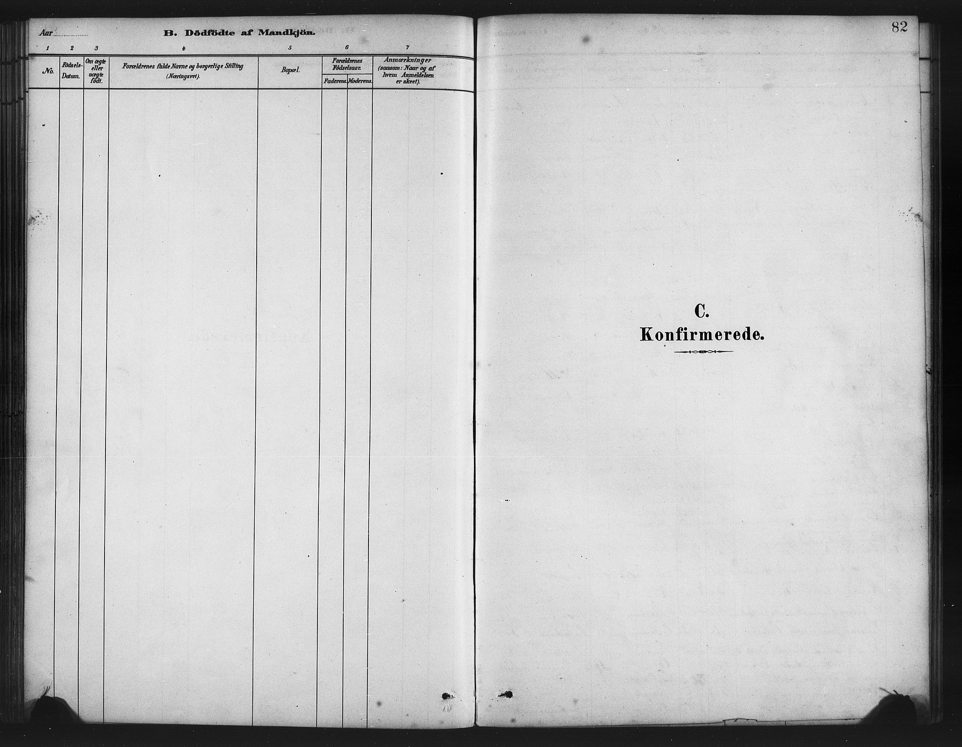 Husnes Sokneprestembete, AV/SAB-A-75901/H/Hab: Parish register (copy) no. A 2, 1881-1917, p. 82