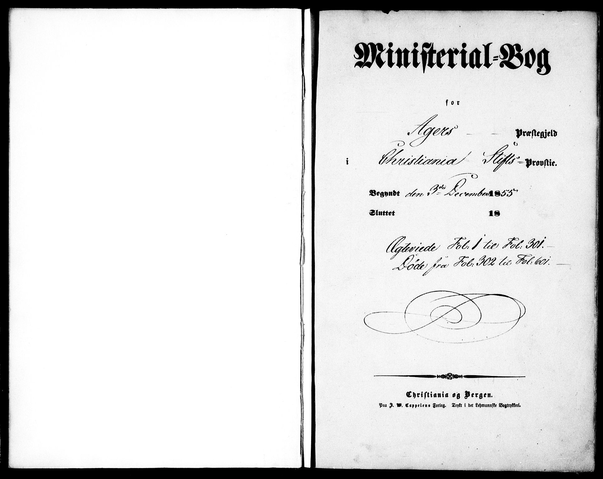 Vestre Aker prestekontor Kirkebøker, SAO/A-10025/F/Fa/L0002: Parish register (official) no. 2, 1855-1877