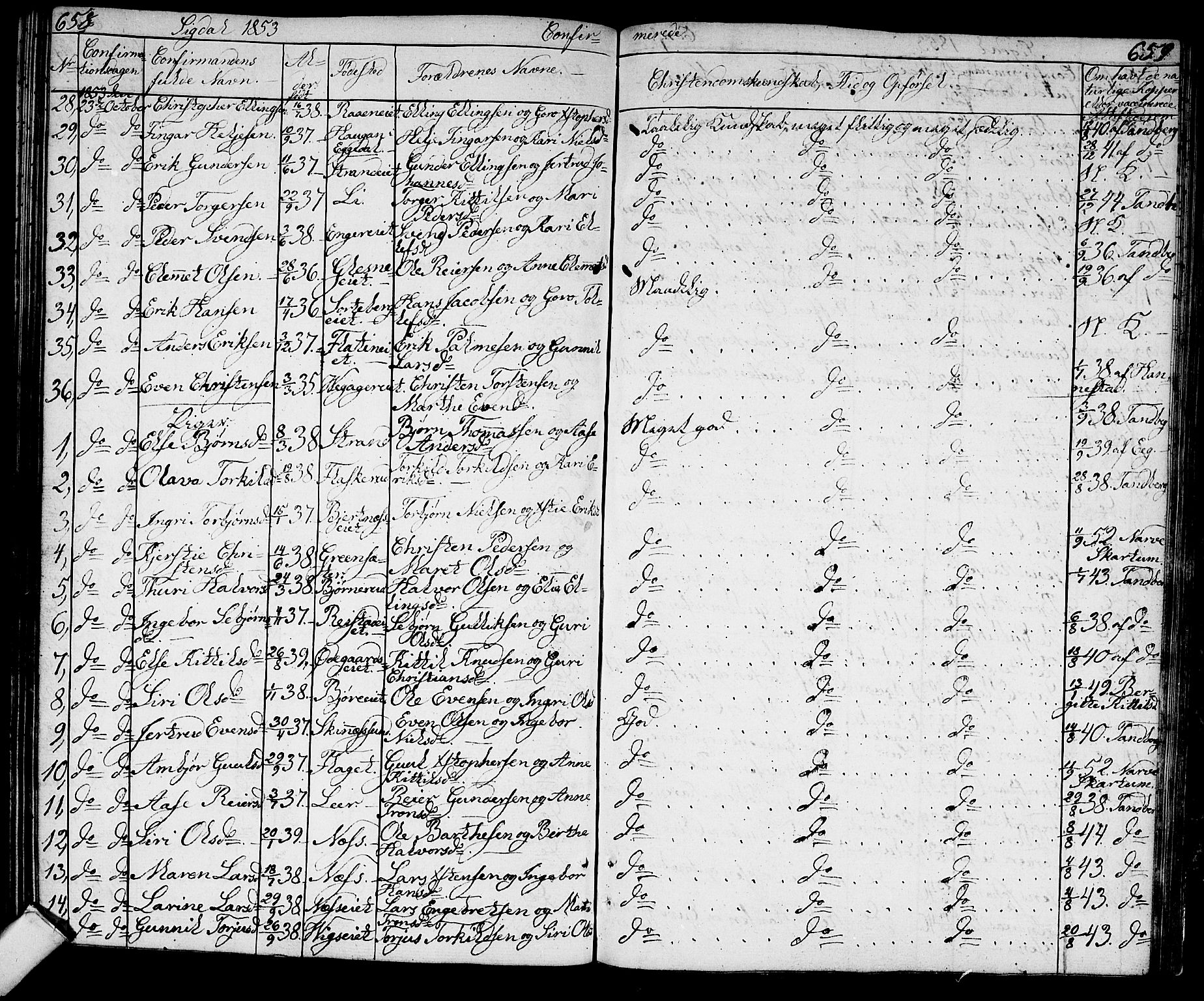 Sigdal kirkebøker, AV/SAKO-A-245/G/Ga/L0002: Parish register (copy) no. I 2, 1835-1856, p. 658-659