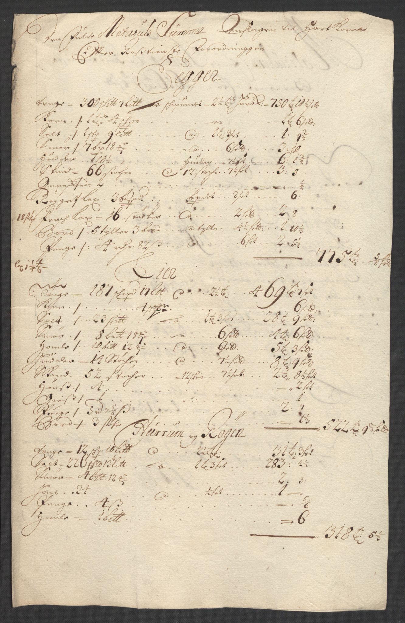 Rentekammeret inntil 1814, Reviderte regnskaper, Fogderegnskap, RA/EA-4092/R30/L1695: Fogderegnskap Hurum, Røyken, Eiker og Lier, 1697, p. 205