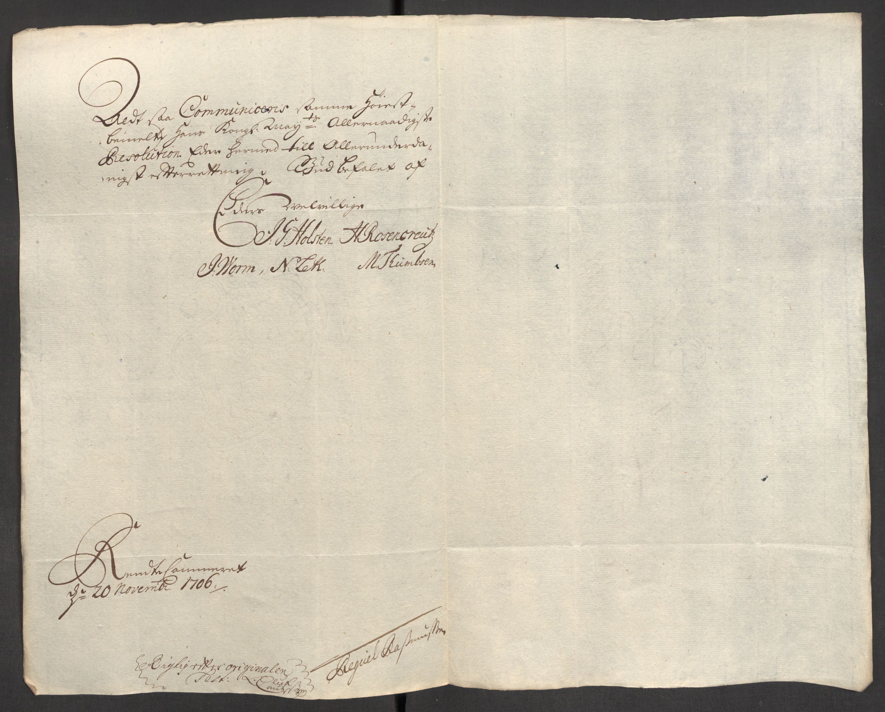 Rentekammeret inntil 1814, Reviderte regnskaper, Fogderegnskap, AV/RA-EA-4092/R48/L2984: Fogderegnskap Sunnhordland og Hardanger, 1706-1707, p. 250