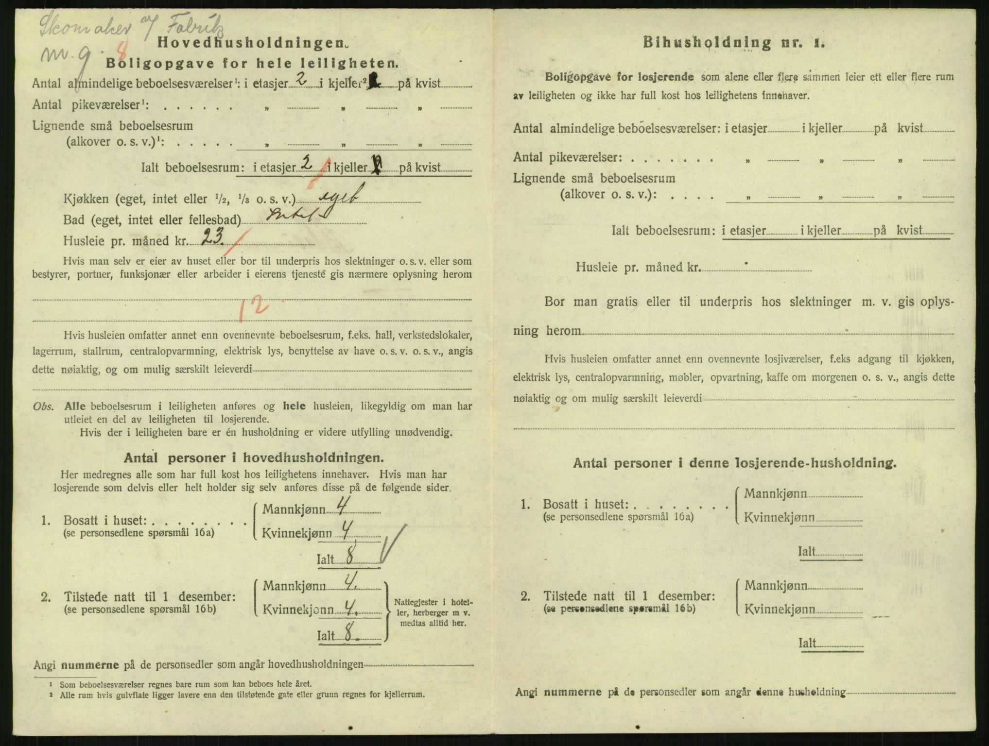 SAH, 1920 census for Gjøvik, 1920, p. 993