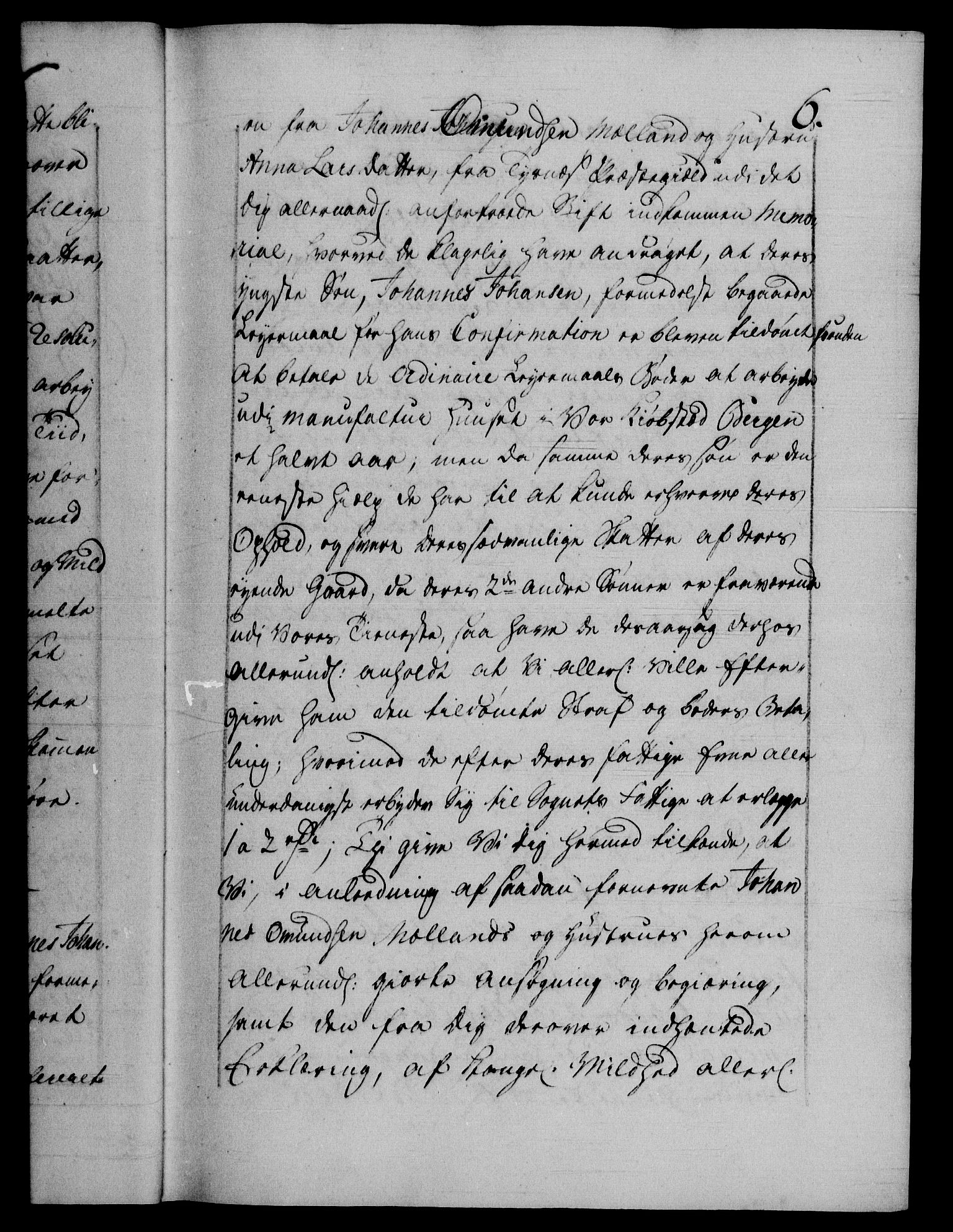 Danske Kanselli 1572-1799, AV/RA-EA-3023/F/Fc/Fca/Fcab/L0037: Norske tegnelser, 1762-1766, p. 6a