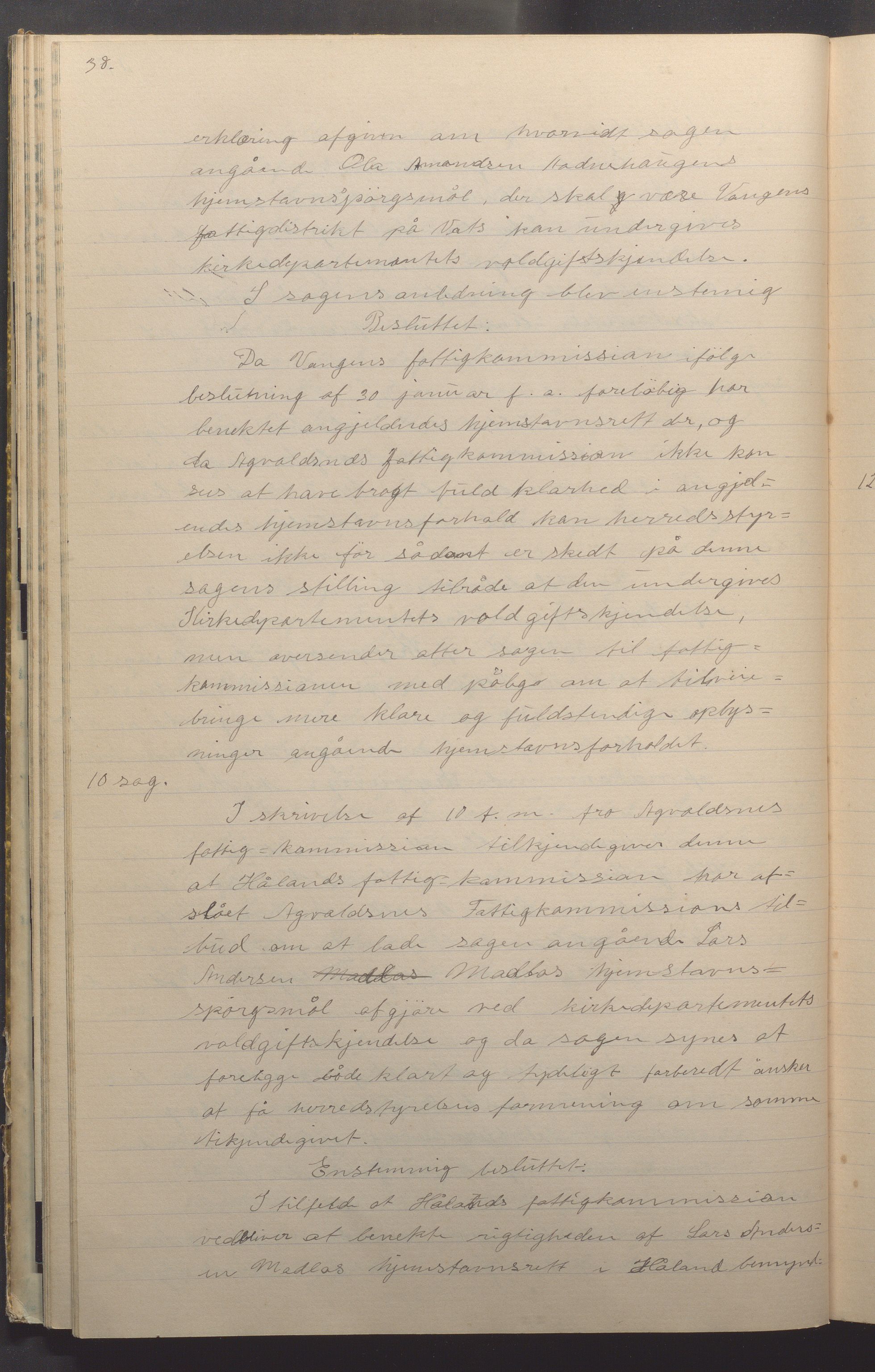 Avaldsnes kommune - Formannskapet, IKAR/K-101651/A/Aa/L0005: Møtebok, 1888-1892, p. 38