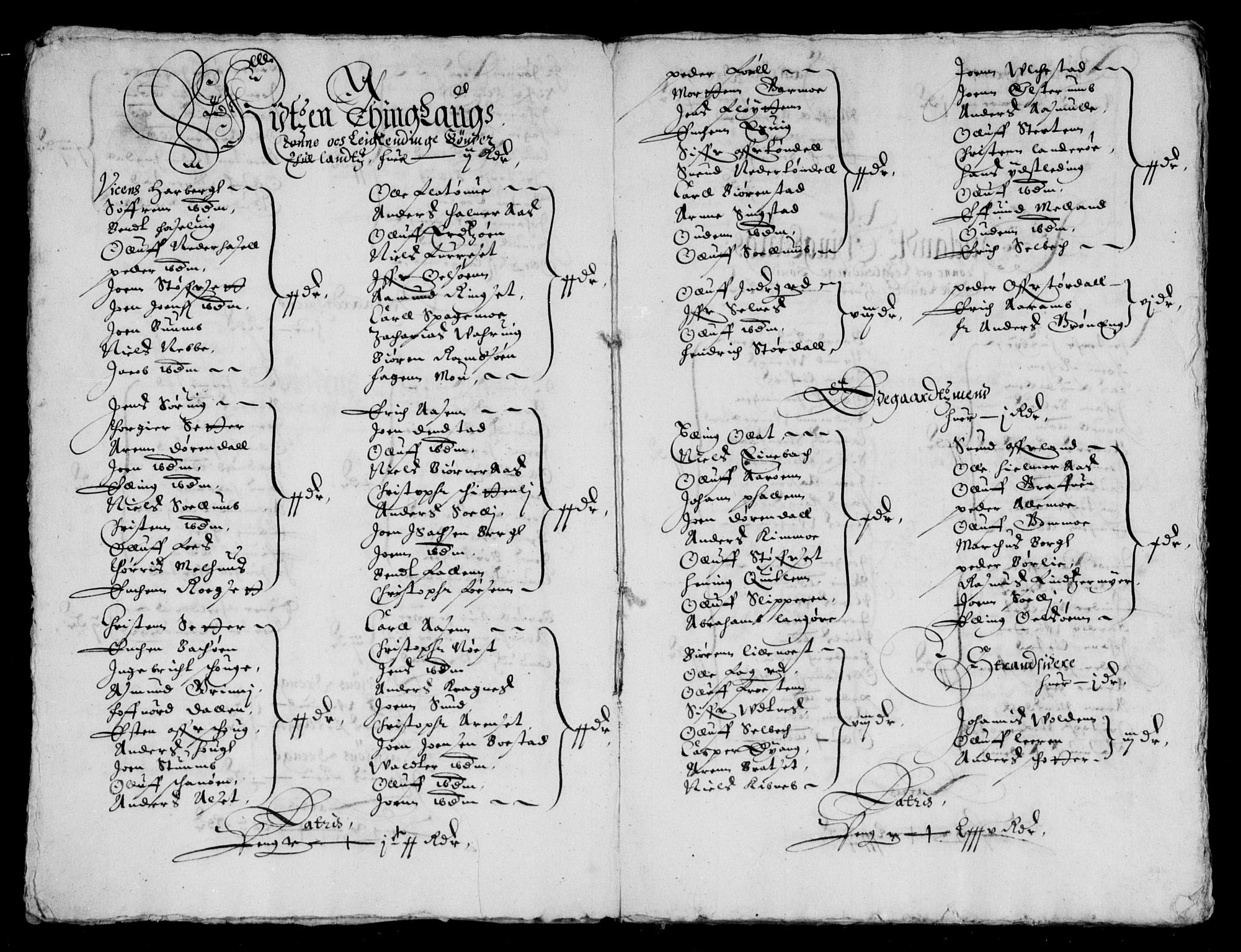 Rentekammeret inntil 1814, Reviderte regnskaper, Lensregnskaper, AV/RA-EA-5023/R/Rb/Rbw/L0078: Trondheim len, 1643-1644