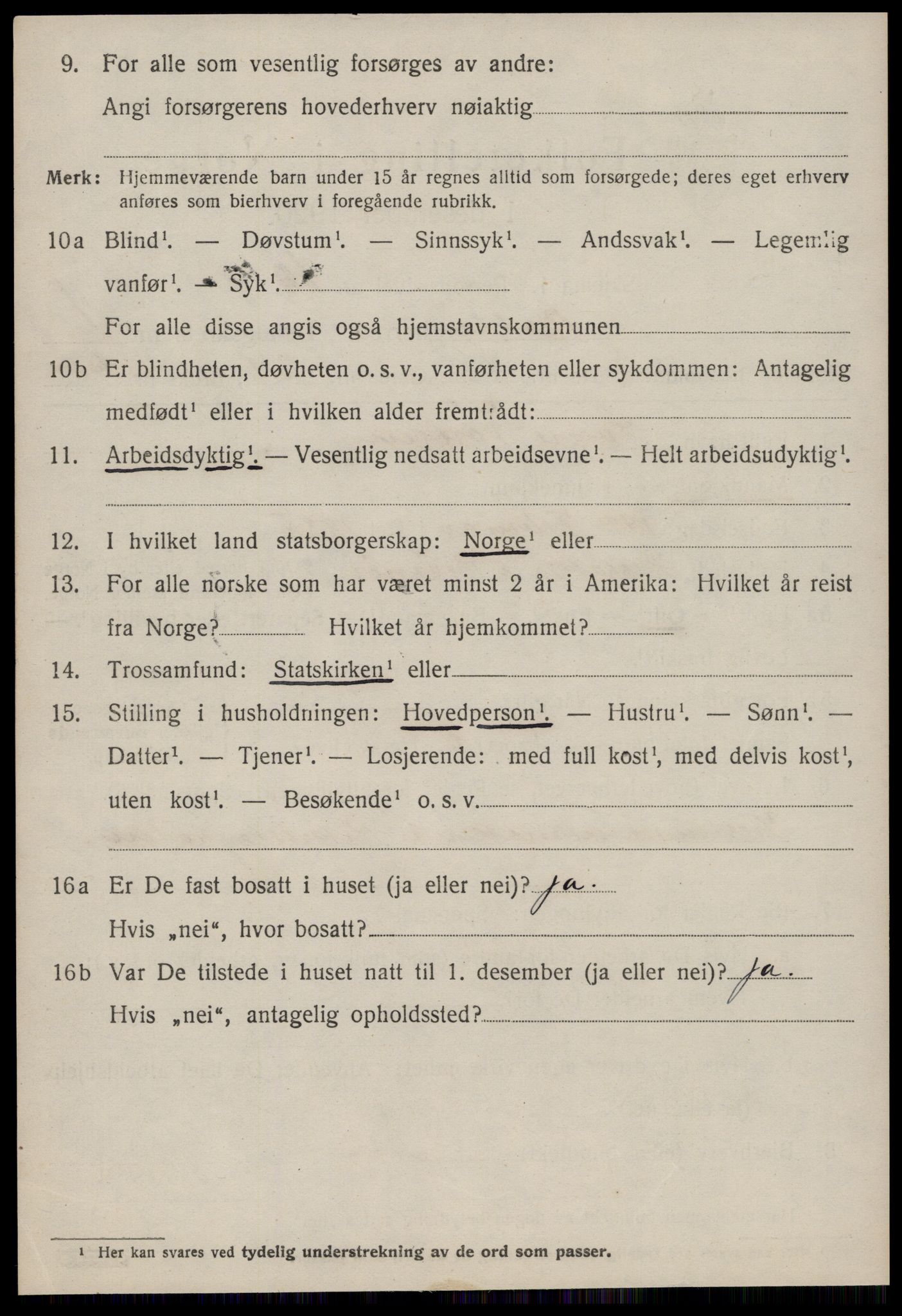 SAT, 1920 census for Bolsøy, 1920, p. 3052