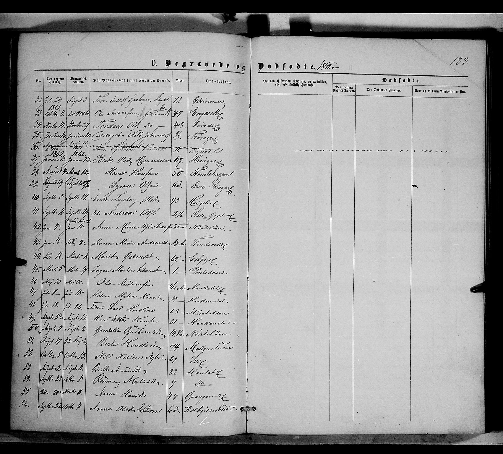 Nordre Land prestekontor, SAH/PREST-124/H/Ha/Haa/L0001: Parish register (official) no. 1, 1860-1871, p. 183