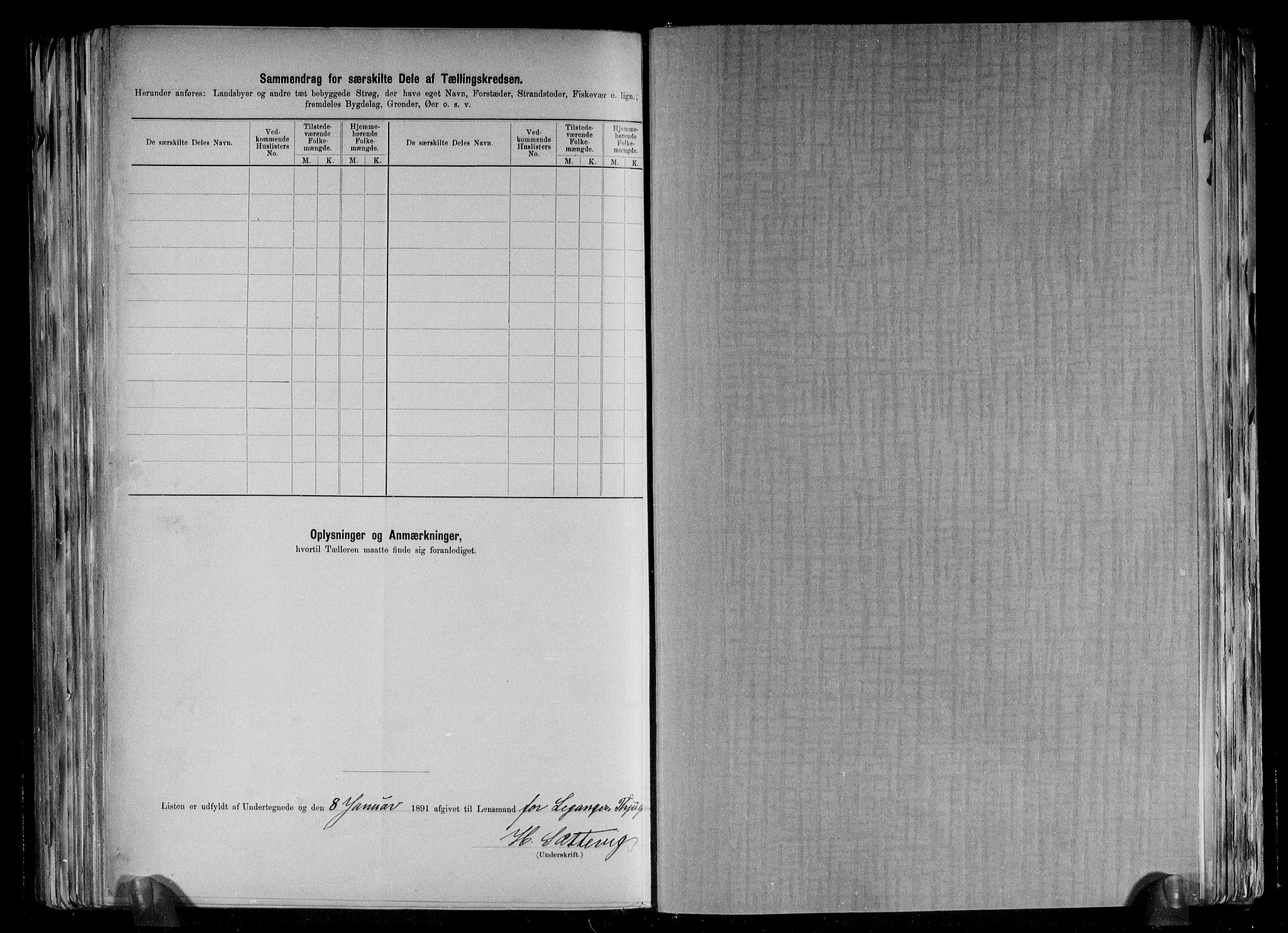 RA, 1891 census for 1418 Balestrand, 1891, p. 29