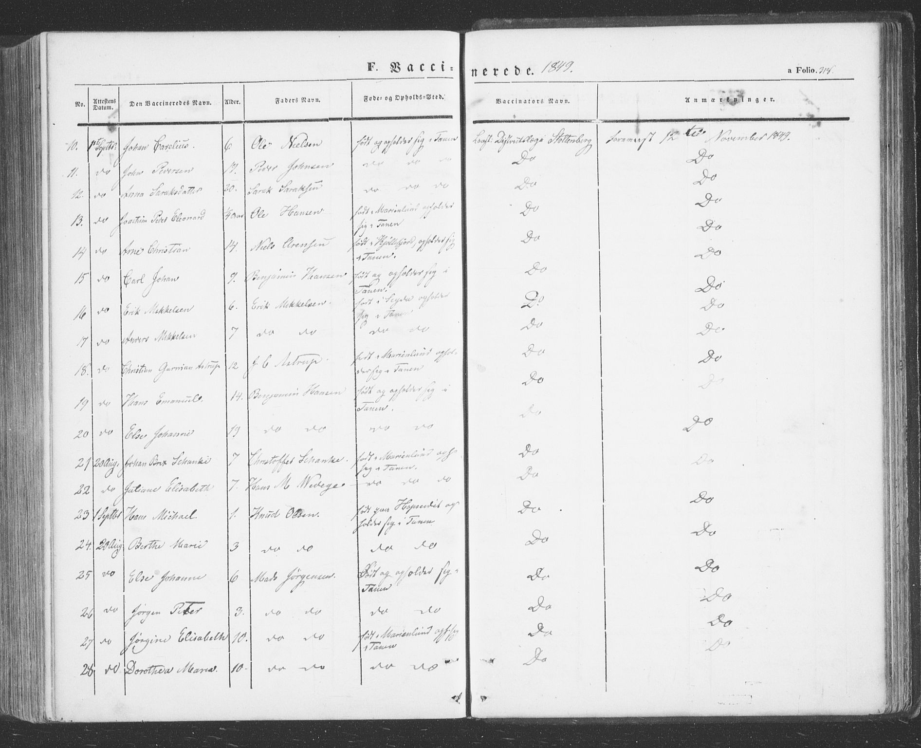 Tana sokneprestkontor, SATØ/S-1334/H/Ha/L0001kirke: Parish register (official) no. 1, 1846-1861, p. 318