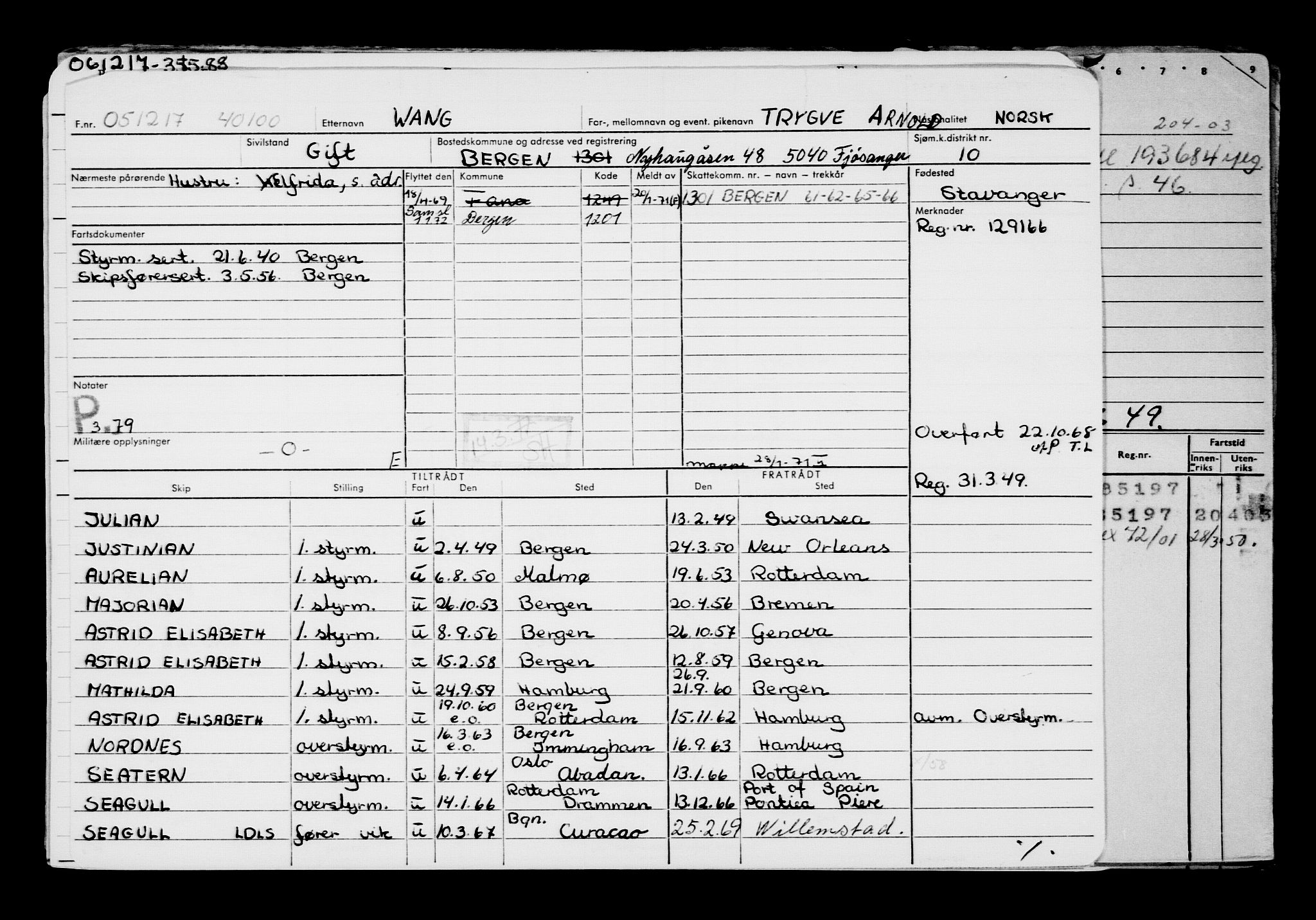 Direktoratet for sjømenn, AV/RA-S-3545/G/Gb/L0153: Hovedkort, 1917, p. 605